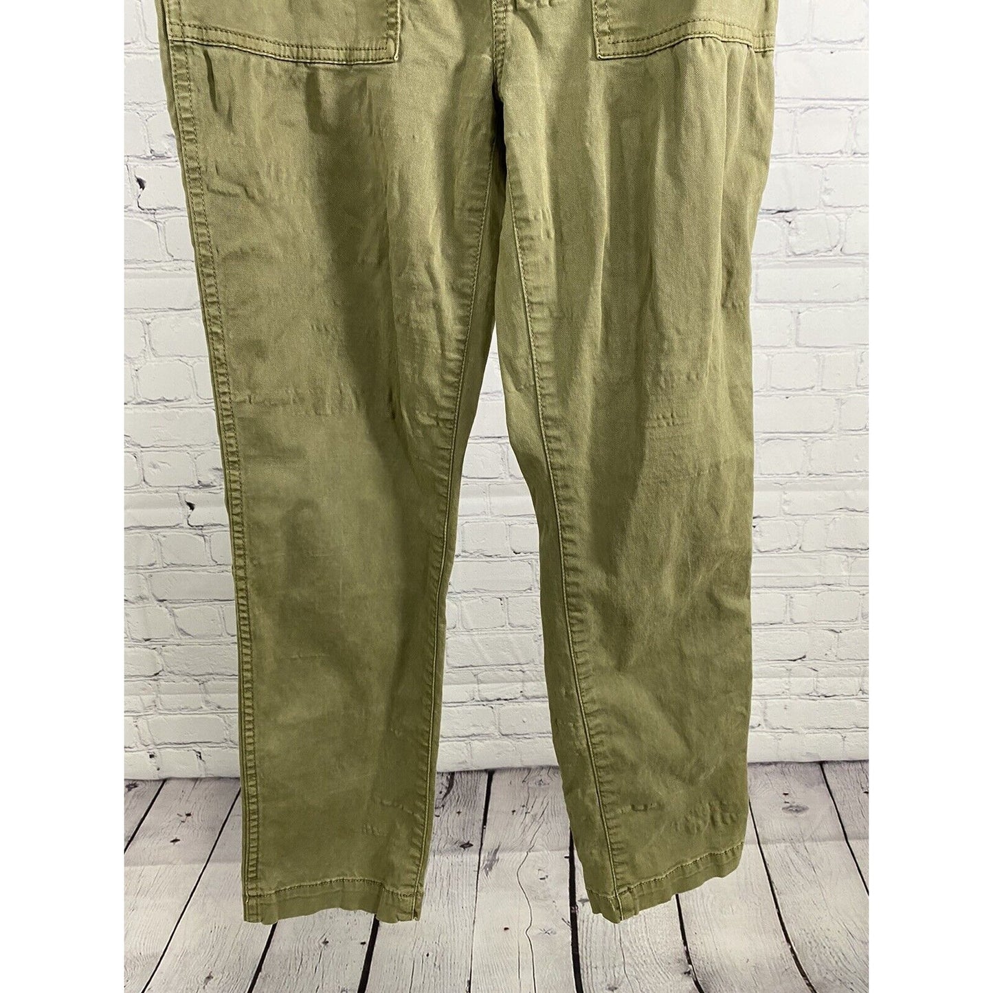 Madewell Pale Green Mid Rise Stovepipe Fatigue Pants Women’s W26” I25.5”