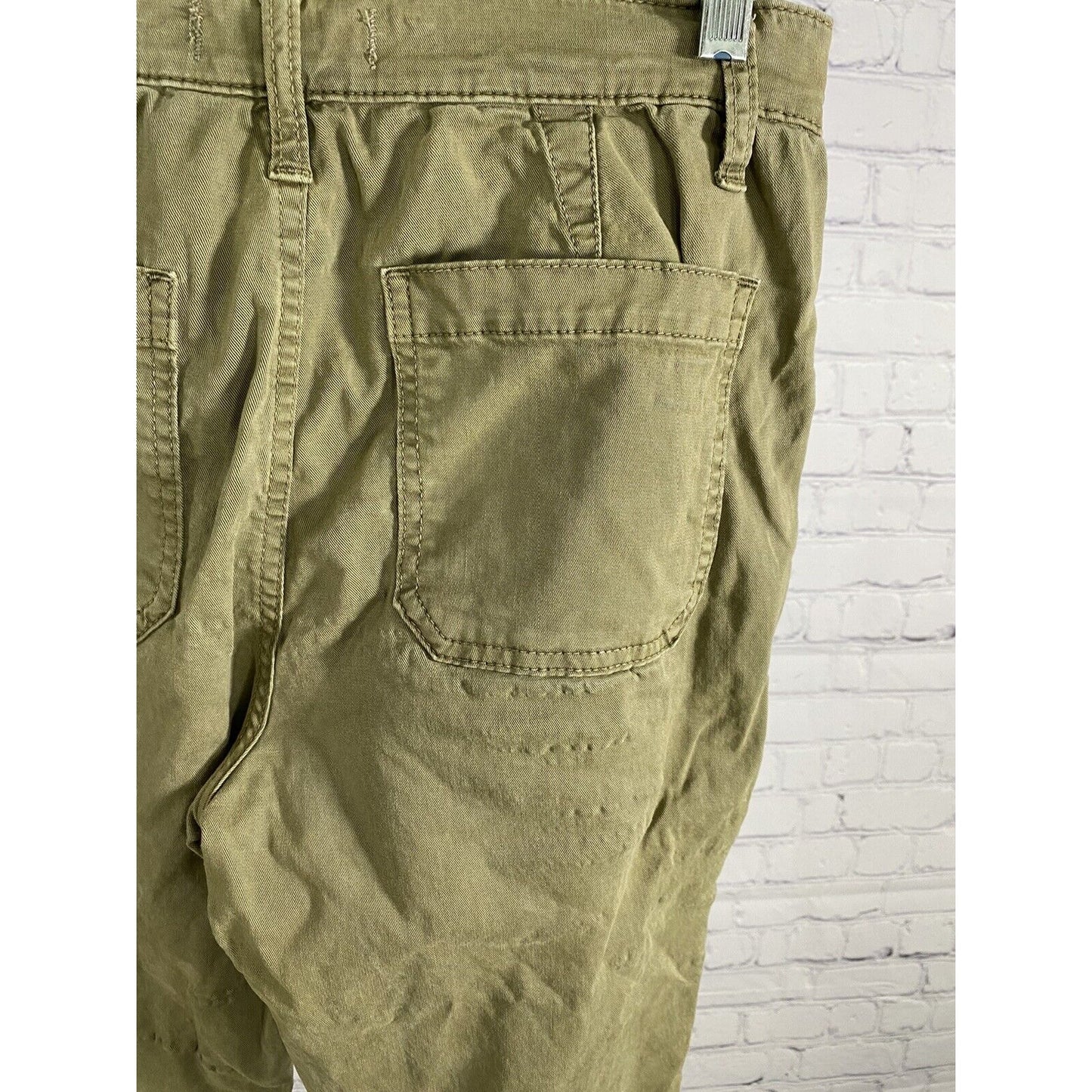 Madewell Pale Green Mid Rise Stovepipe Fatigue Pants Women’s W26” I25.5”