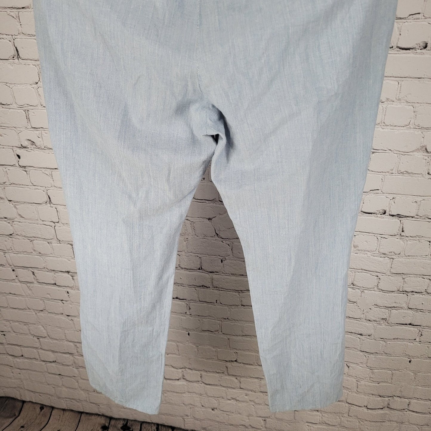 Bonobos Blue Italian Wool Blend Slim Straight Lightweight Pants Trousers (33x30)