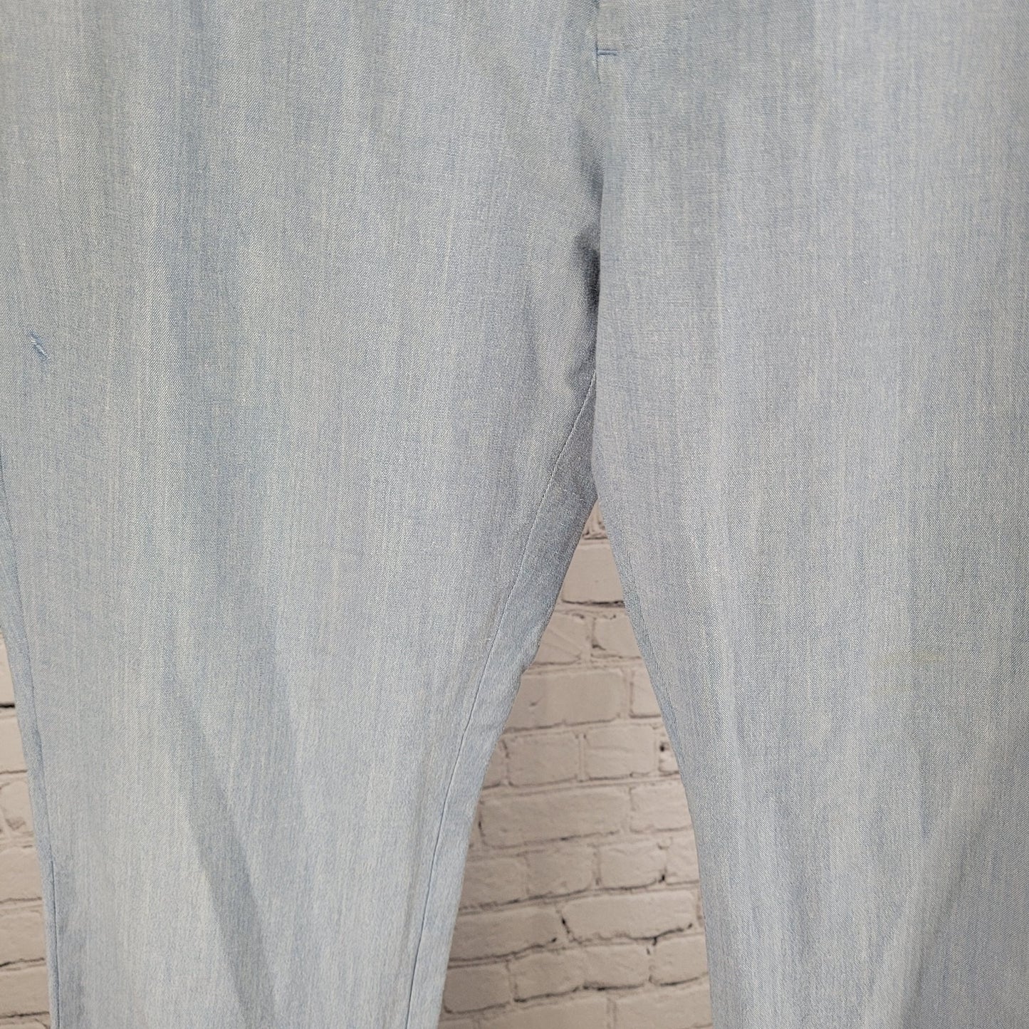 Bonobos Blue Italian Wool Blend Slim Straight Lightweight Pants Trousers (33x30)