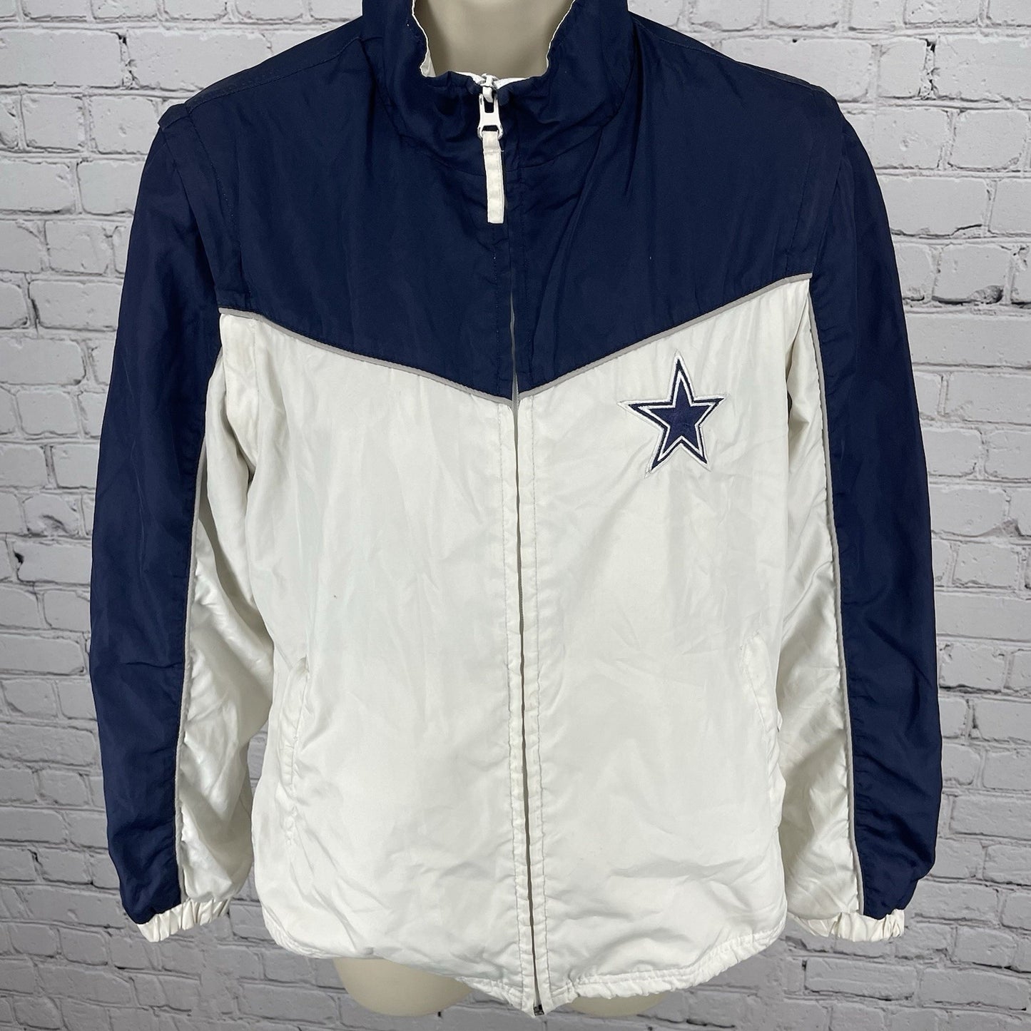 VTG G-III Apparel NFL Dallas Cowboys Lightweight Zipped Jacket Size Small
