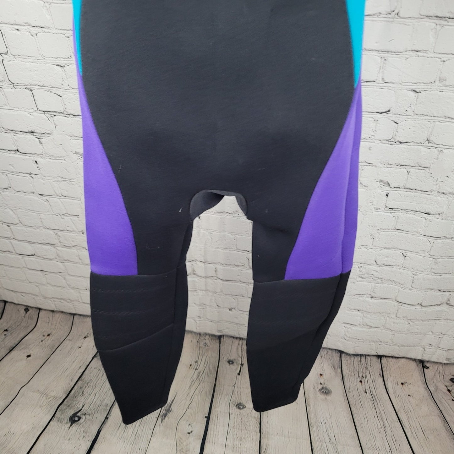Santiva Ocean Sports Blue & Purple Long Sleeve Full Length Wetsuit Size Small S