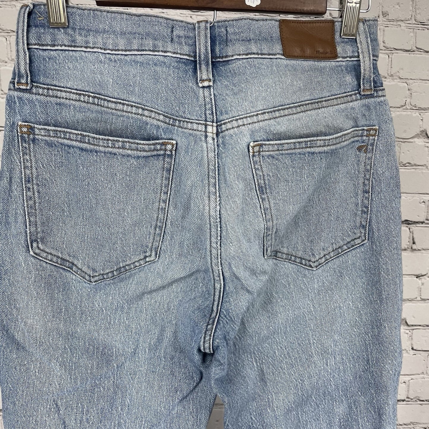 Madewell Blue Denim The Perfect Vintage Crop Jeans High Rise Size 27 (28x26)