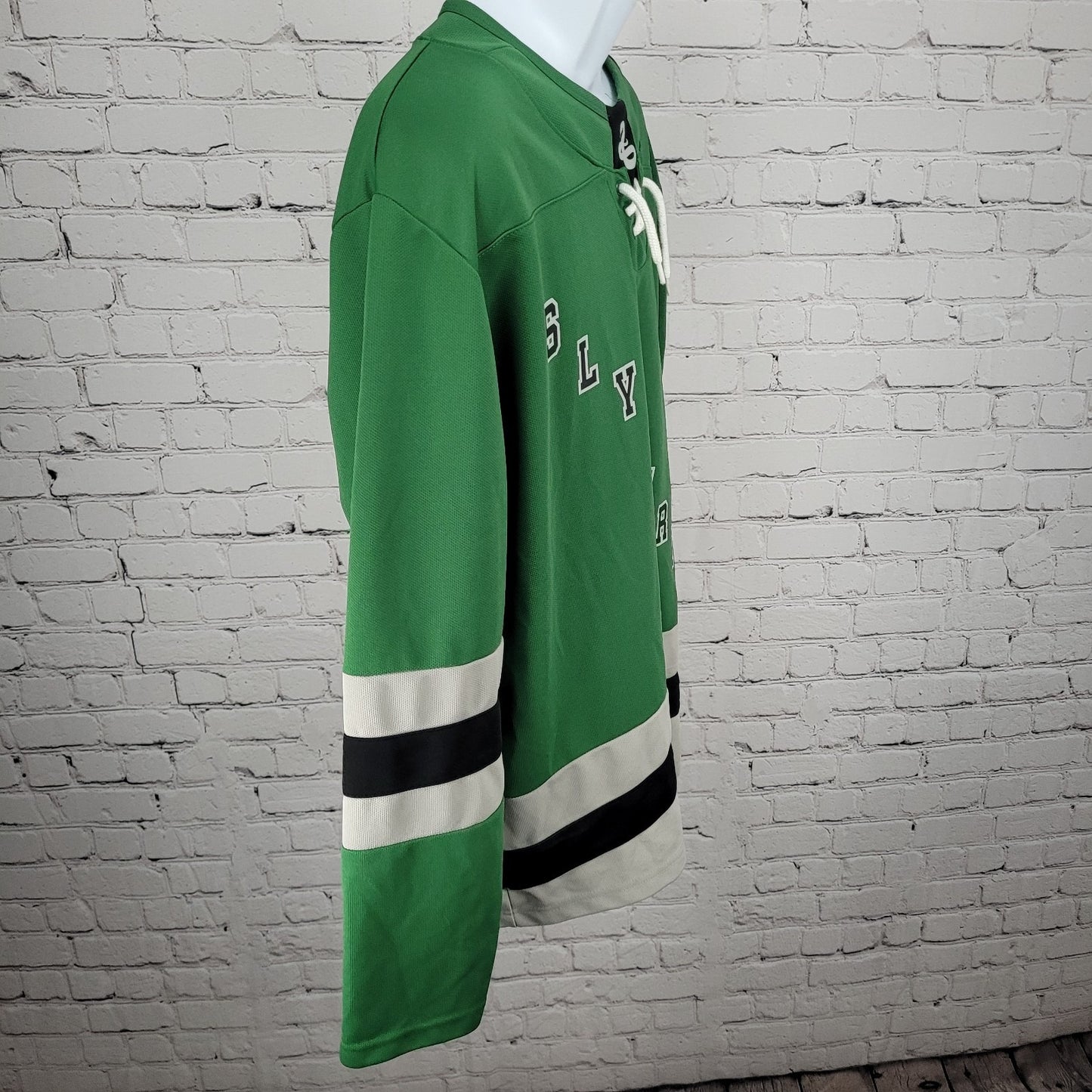 Harry Potter Hogwarts Slytherin Green Pullover Long Sleeve Jersey Shirt Small S