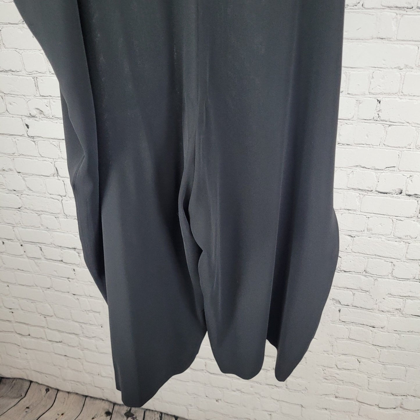 VTG Jones New York Black Lightweight Crop Pants USA Made Size 20W (51x21)