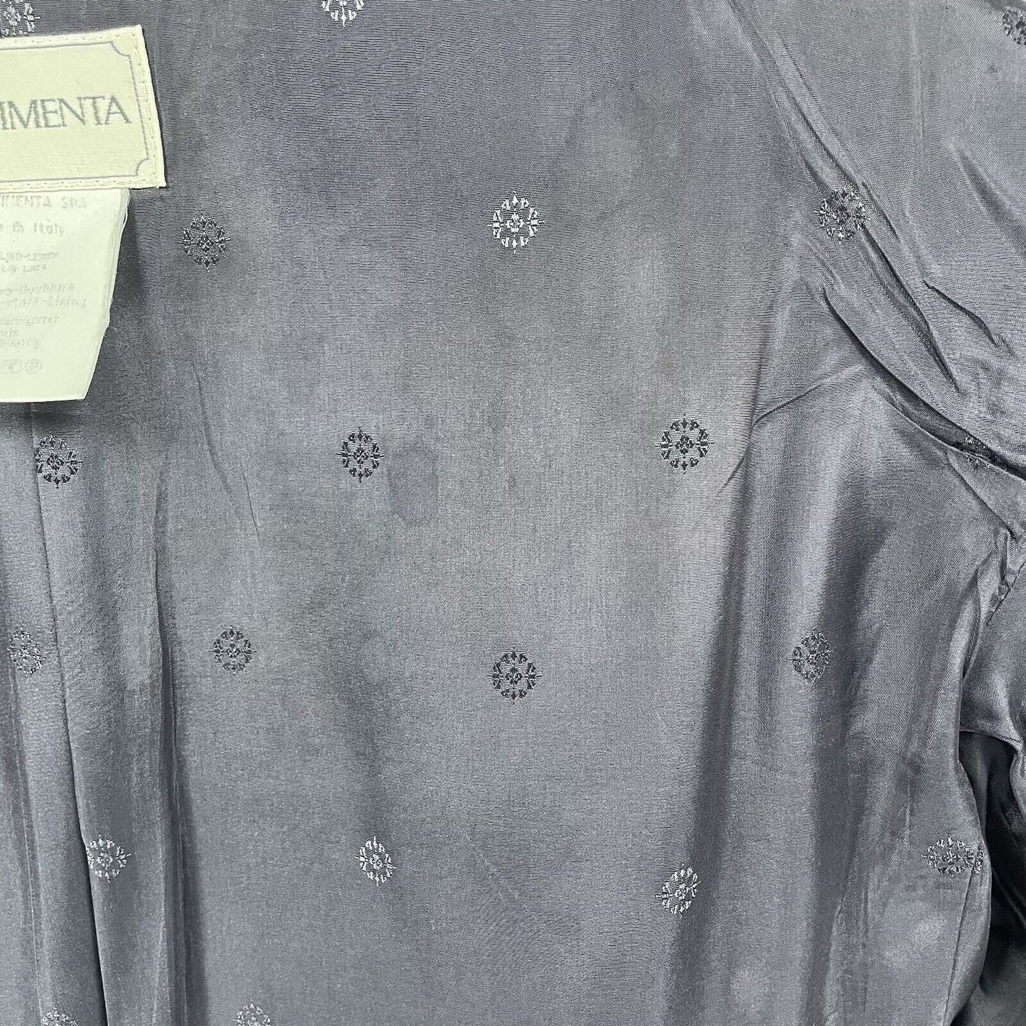 VTG Vestimenta Blue Linen Italian Lightweight 3 Button Blazer Jacket Size Medium