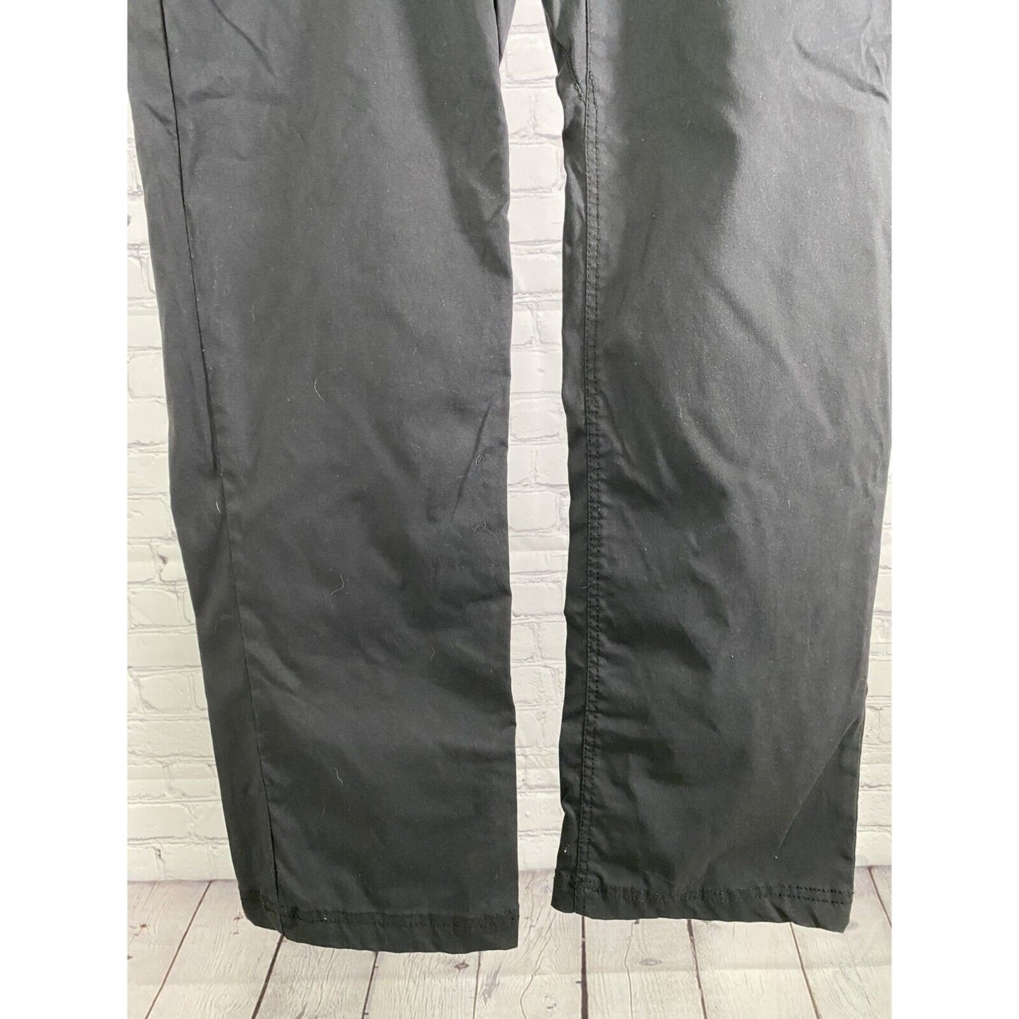 Prana Breathe Black Stretch Straight Leg Mid Rise Slim Fit Pants Women’s W32 I30