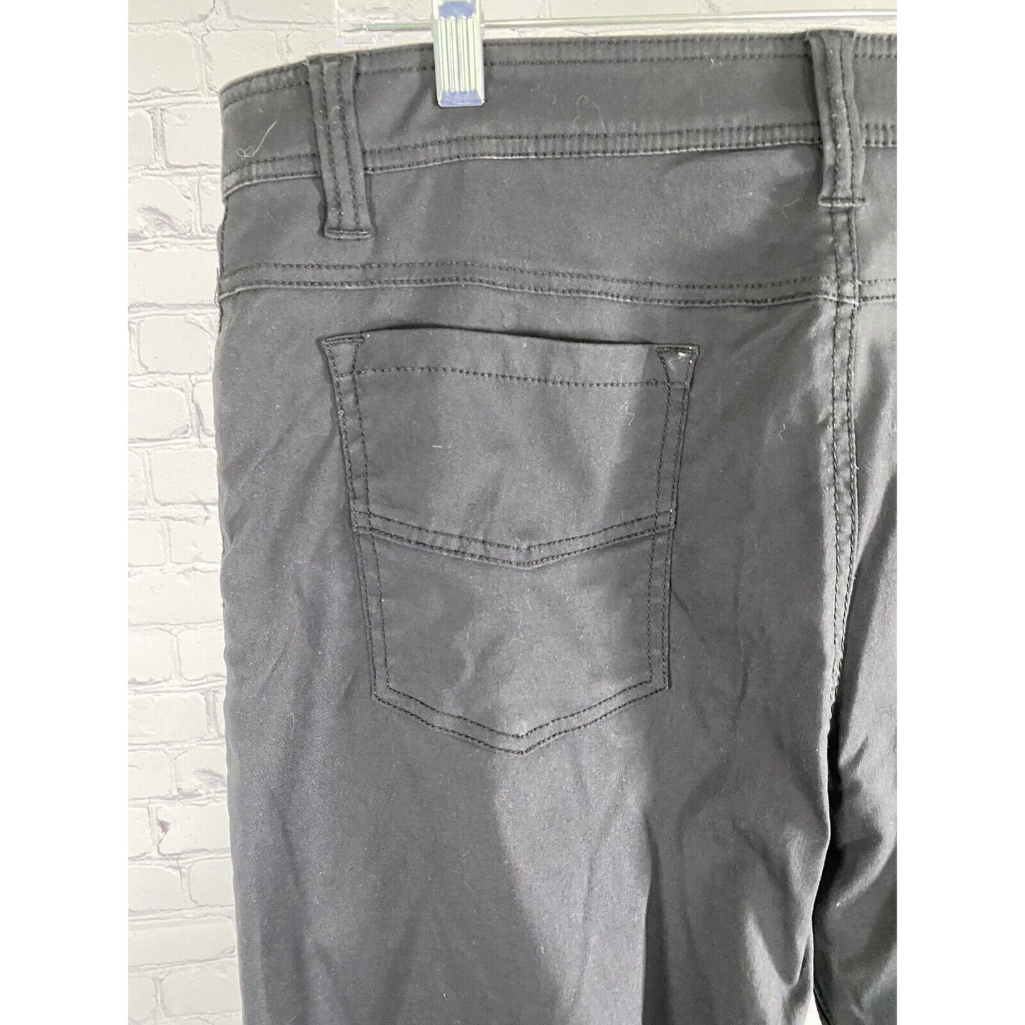 Prana Breathe Black Stretch Straight Leg Mid Rise Slim Fit Pants Women’s W32 I30