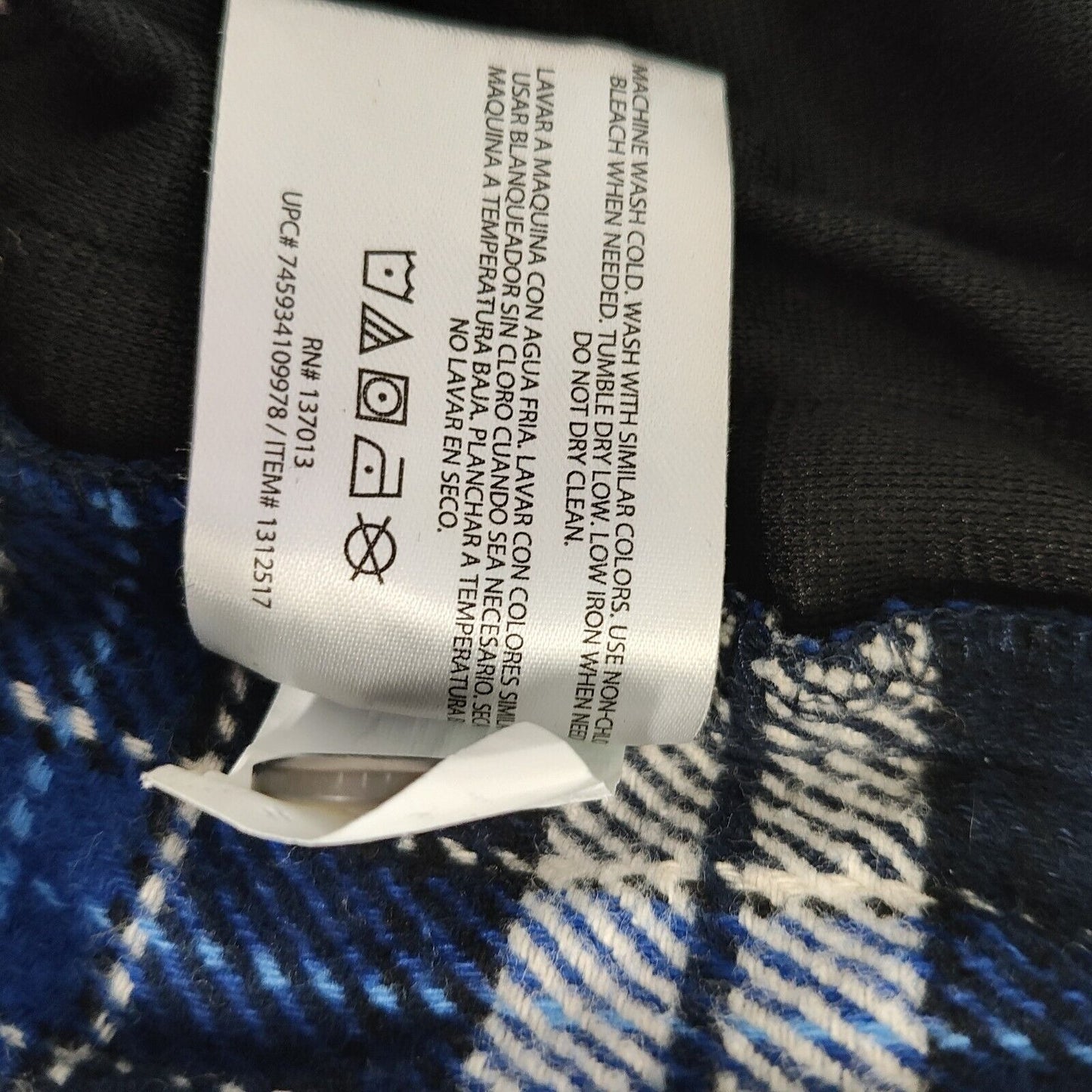 Orvis Classic Collections Plaid Thick Flannel Logo Shirt With Pockets Mens Large