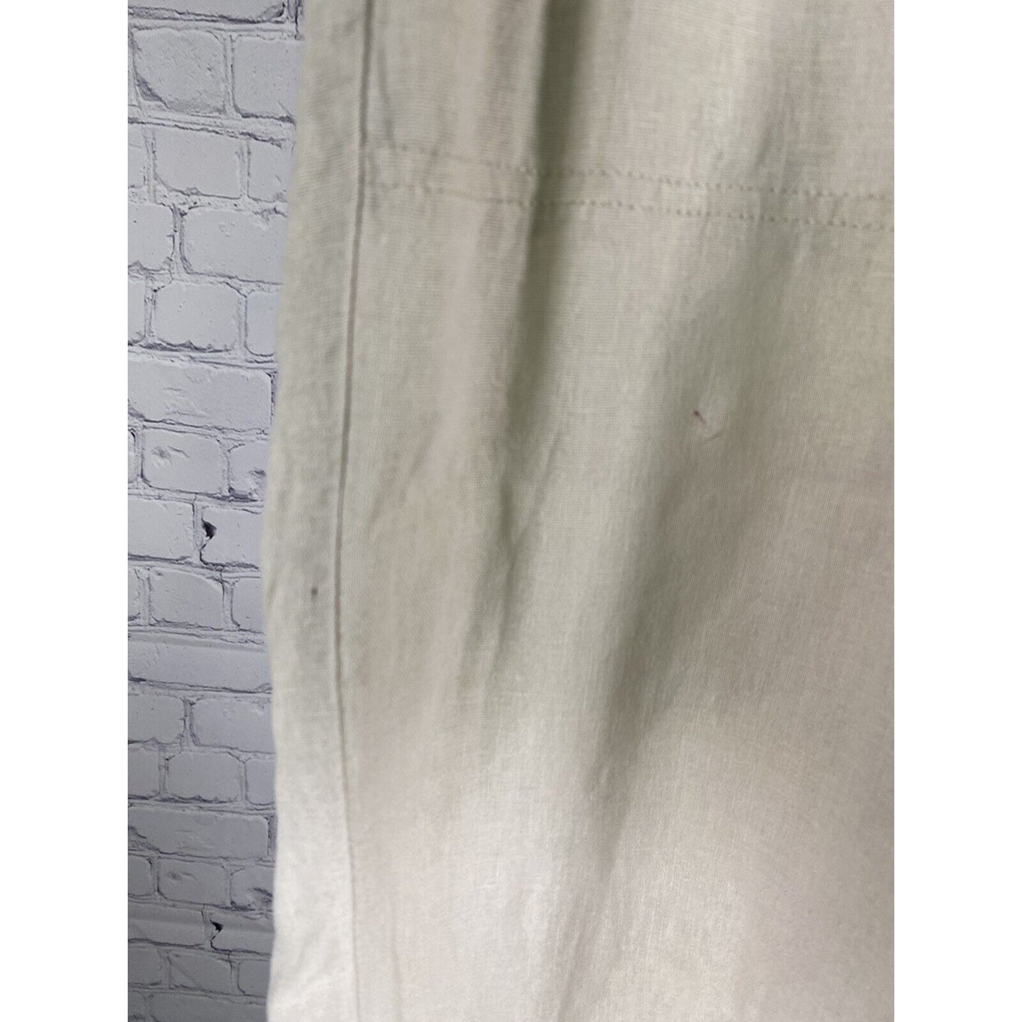 Valerie Stevens Beige Linen Blend Elastic Waist Capri Pants Petite 8P (30 x 18)