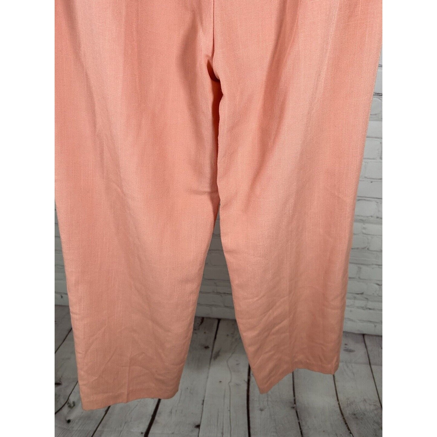 VTG Christy Girl USA Pink Elastic Waist Pleated Trousers Pants 12 (27 x 26)