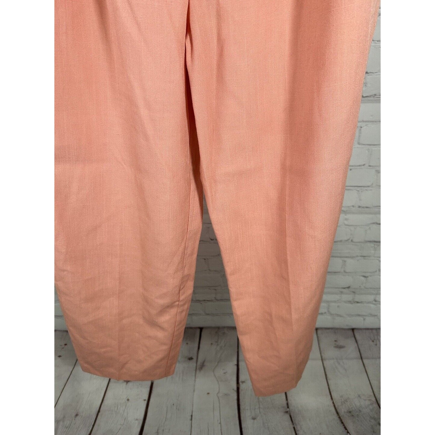 VTG Christy Girl USA Pink Elastic Waist Pleated Trousers Pants 12 (27 x 26)