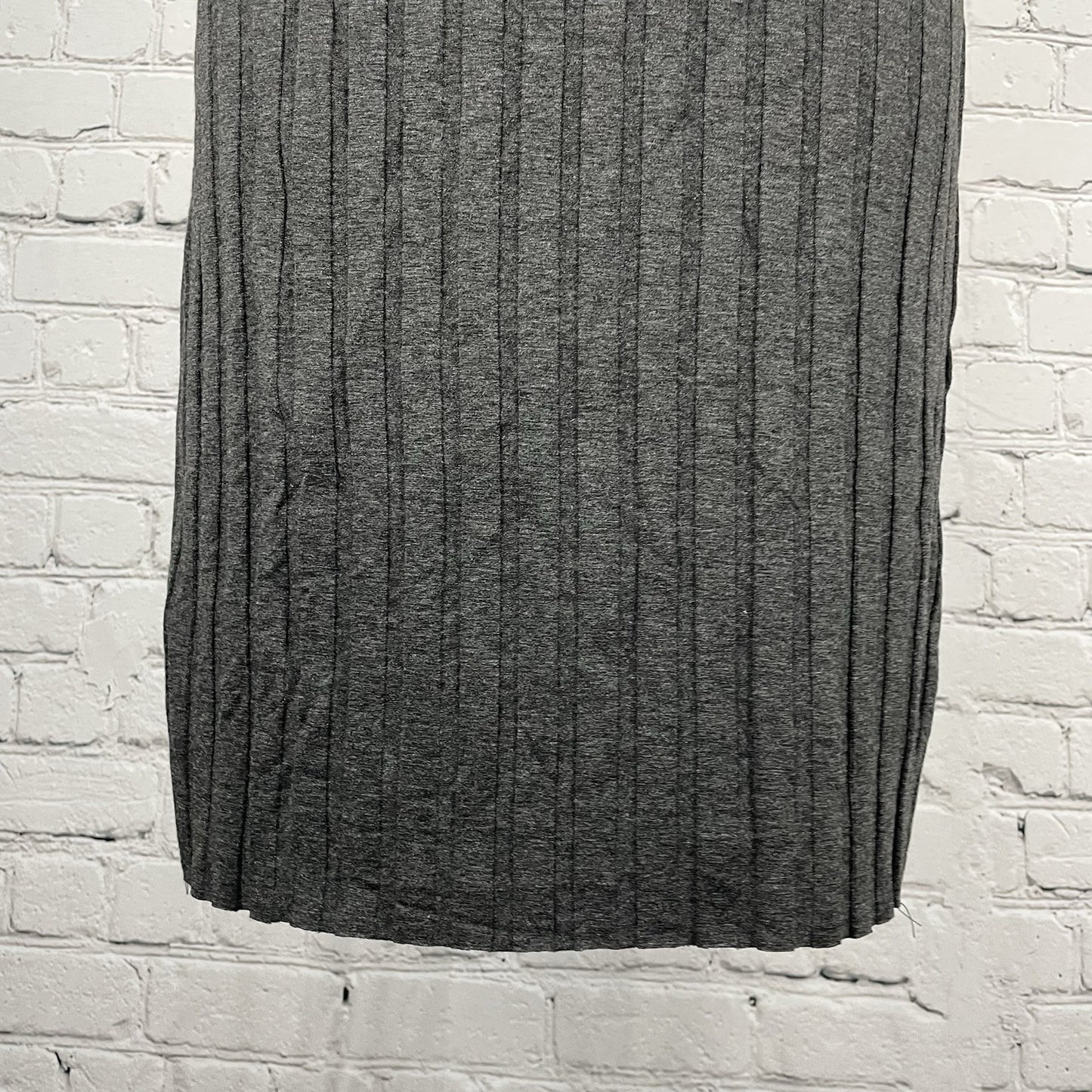 NWT Bailey Grey Anthracita Ribbed Lined Fitted Pencil Dress USA Made Size XS
