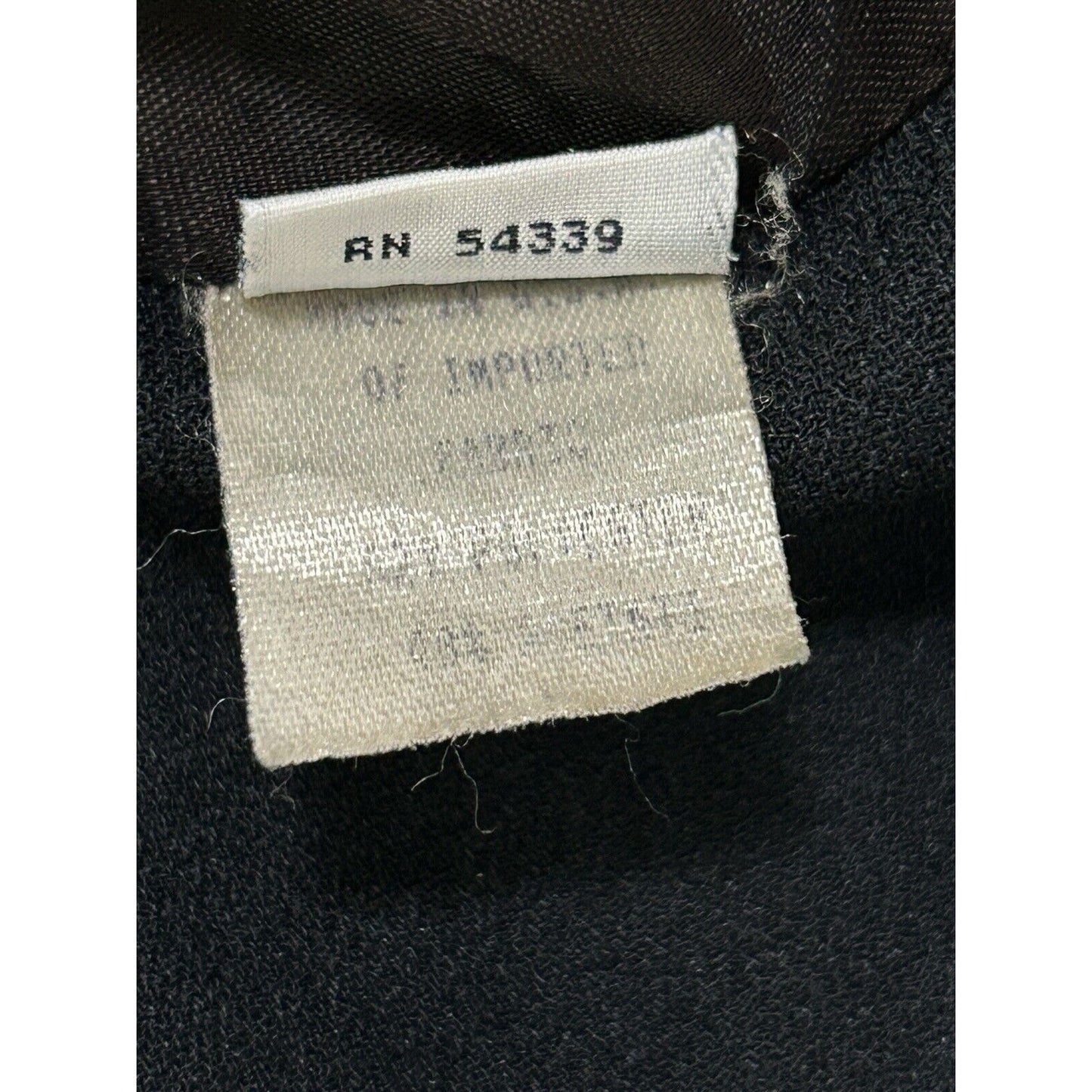 VTG Gianni Sport Solid Black 4 Button Collared Vented Blazer Women’s USA Size 8