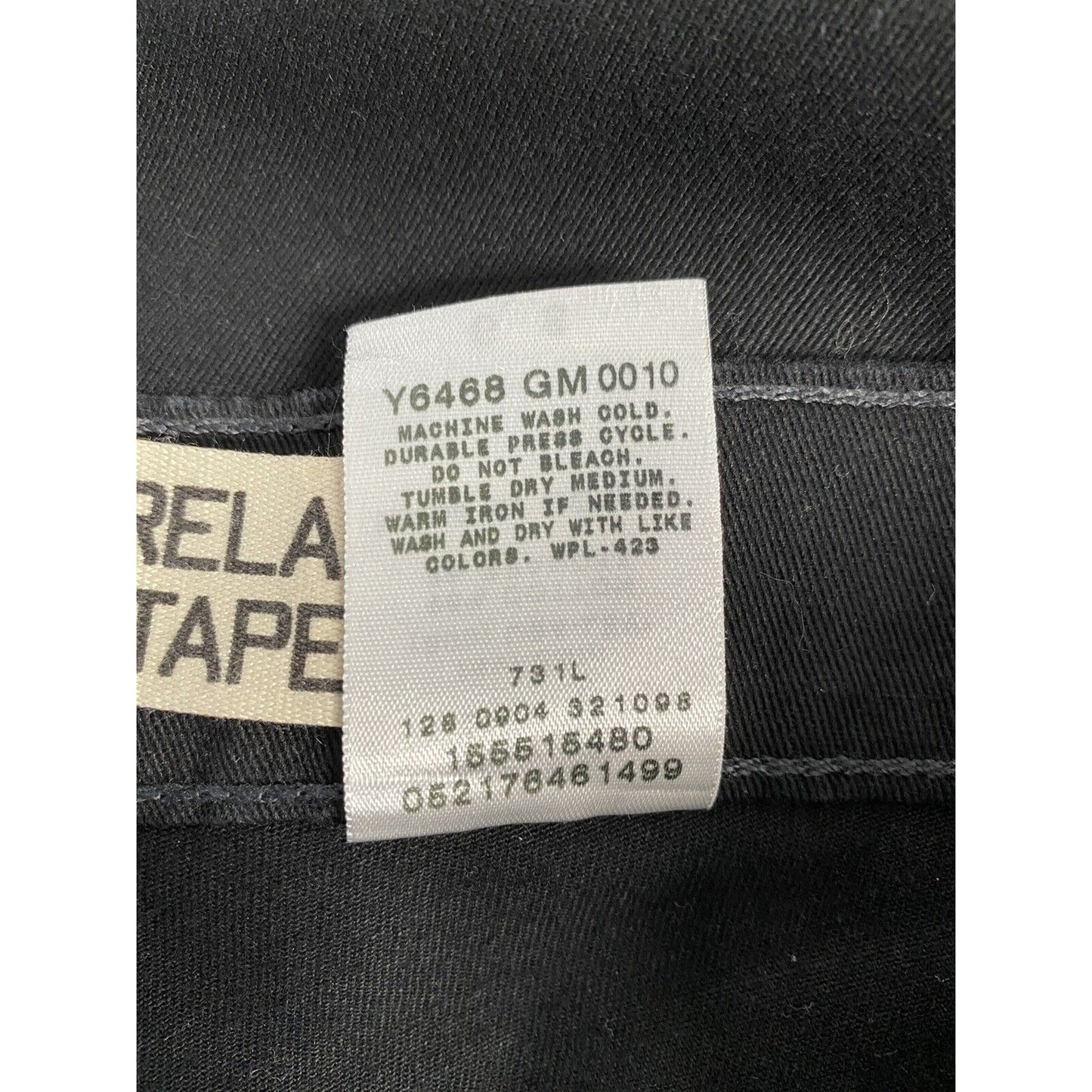 Levi’s Classic Relaxed 550’s Tapered 5 Pocket Belt Loops Black Jeans Size 6S