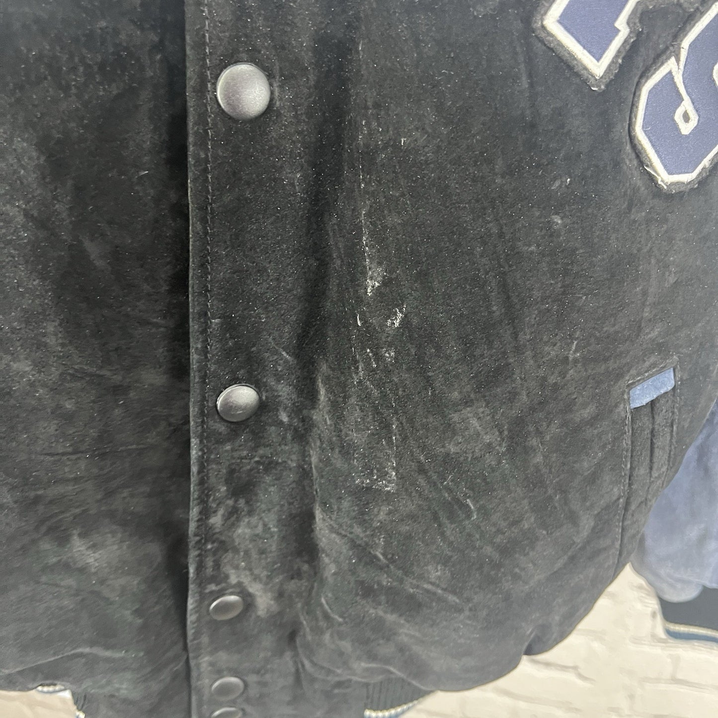 Vintage NFL Dallas Cowboys Bomber Varsity Jacket Sueded Leather 90’s Men’s M