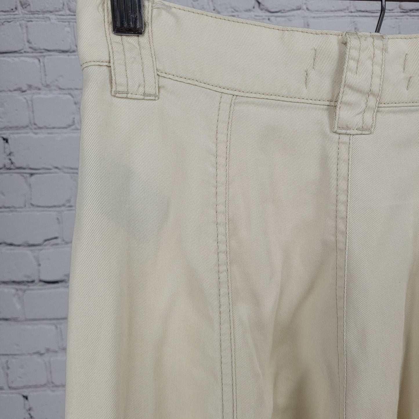 Urban Outfitters Ivory Soft Twill Lightweight High Rise Pants Size 4 (26x27)