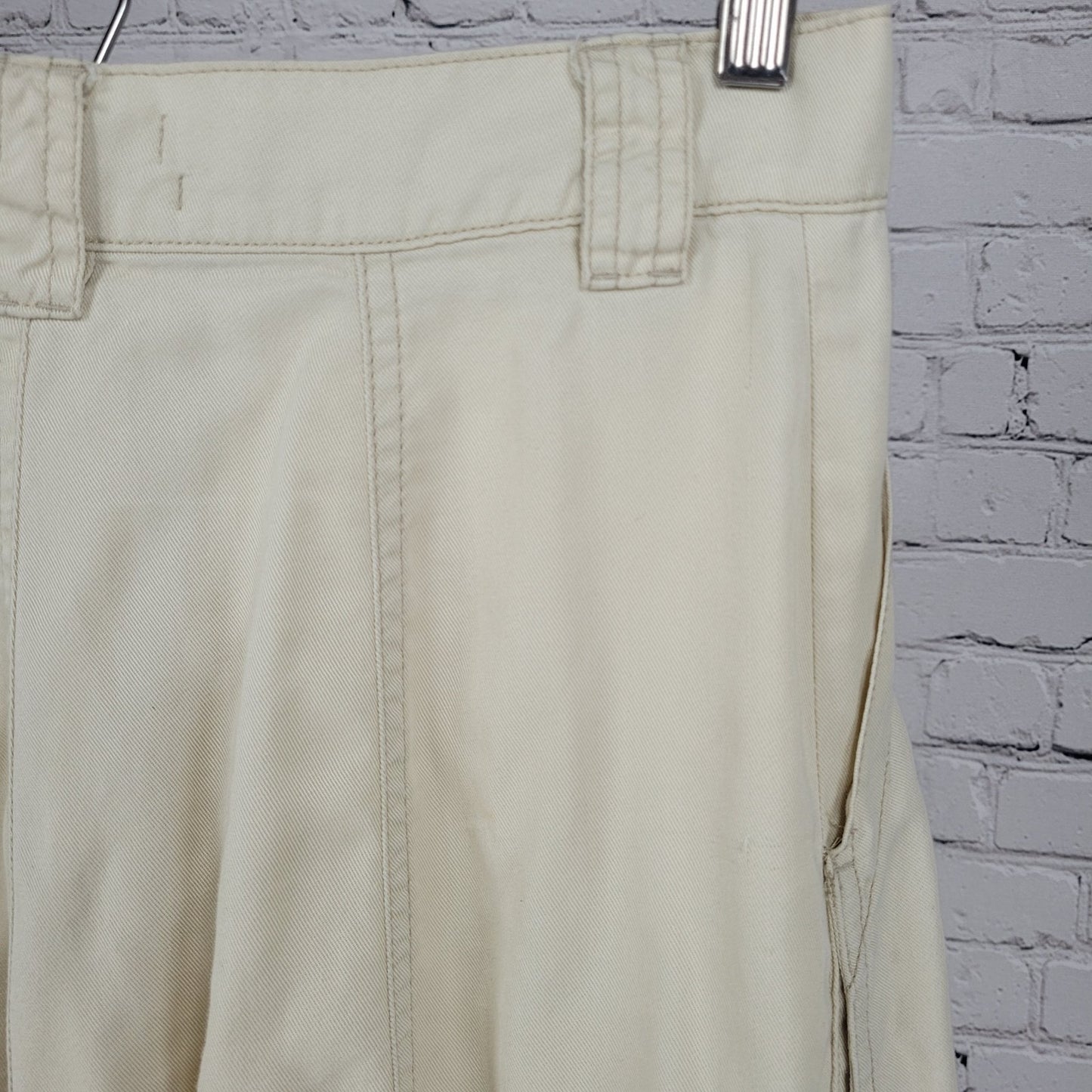 Urban Outfitters Ivory Soft Twill Lightweight High Rise Pants Size 4 (26x27)