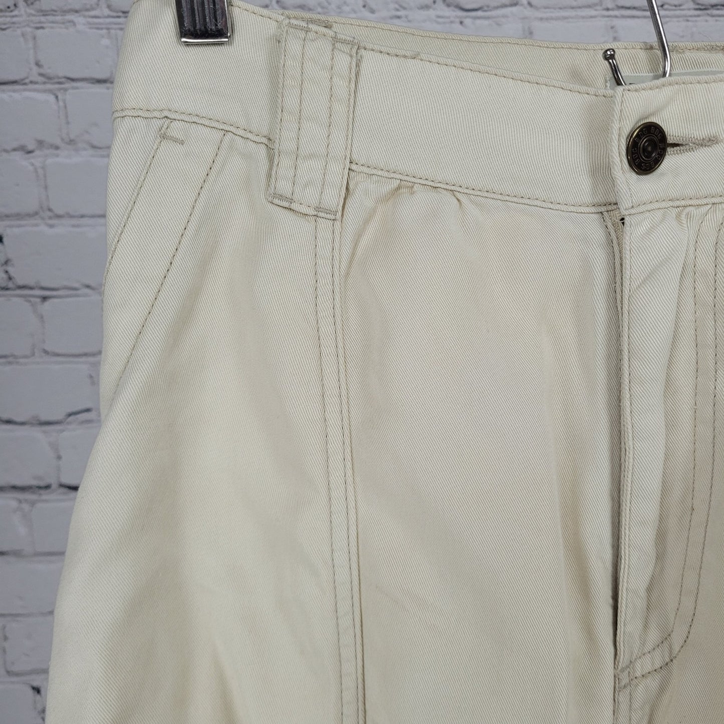 Urban Outfitters Ivory Soft Twill Lightweight High Rise Pants Size 4 (26x27)