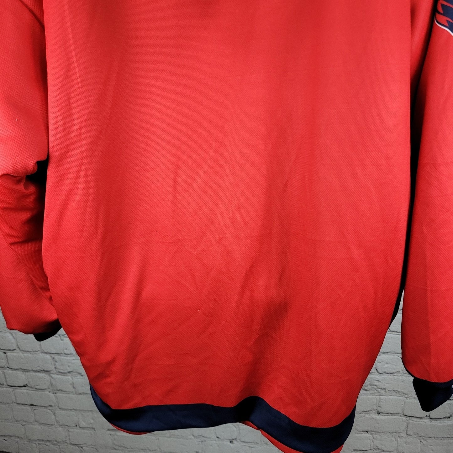 NHL Red Washington Capitals Hockey Soft Sherpa Reversible Oversized Hoodie O/S