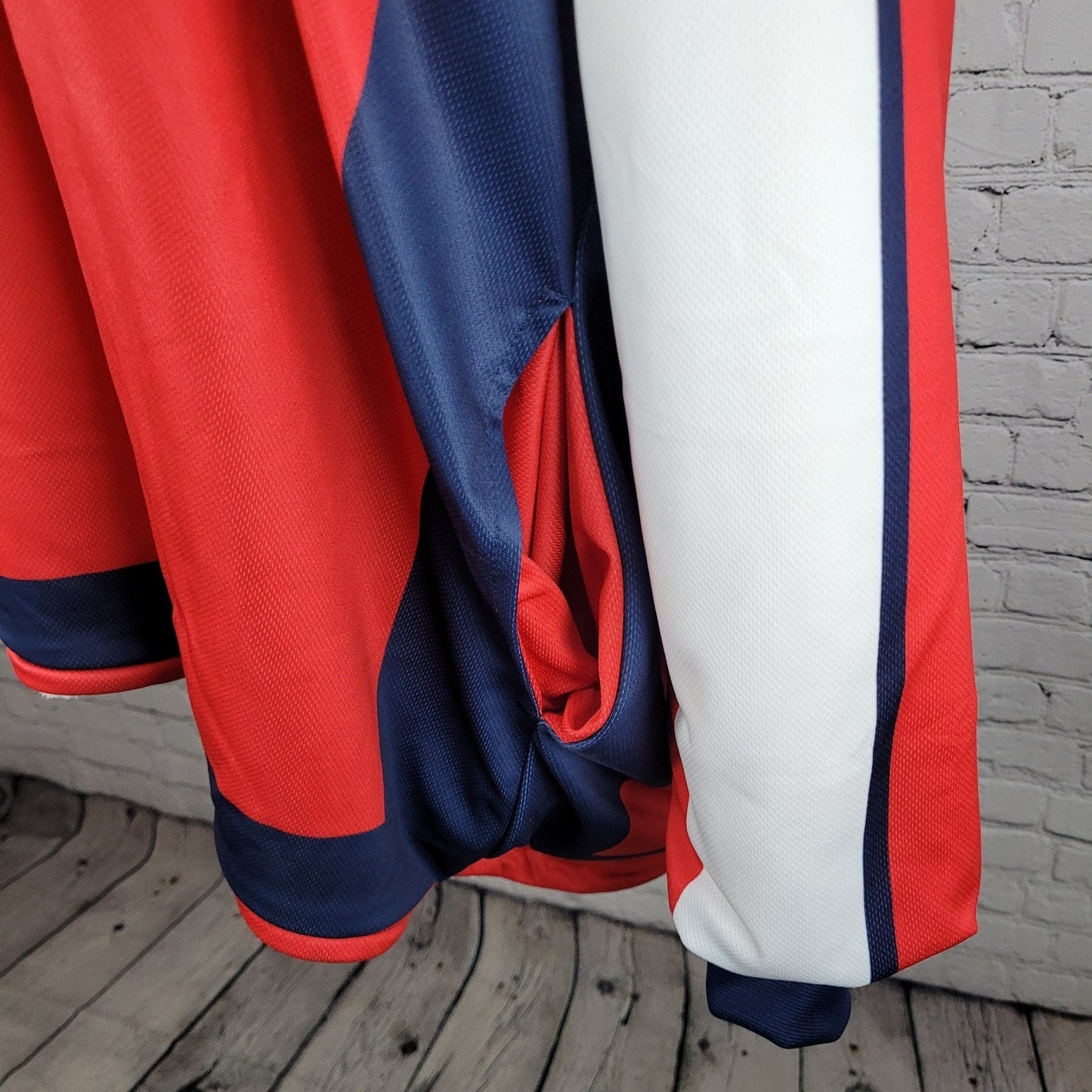 NHL Red Washington Capitals Hockey Soft Sherpa Reversible Oversized Hoodie O/S