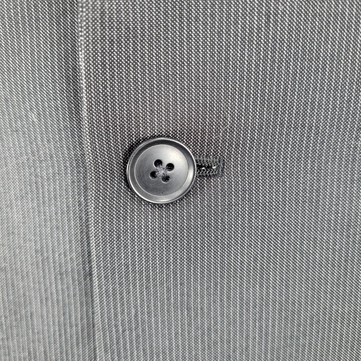 Altamoda Grey Pinstriped Slim Fit 2 Button Notch Blazer Sport Coat Size 40L