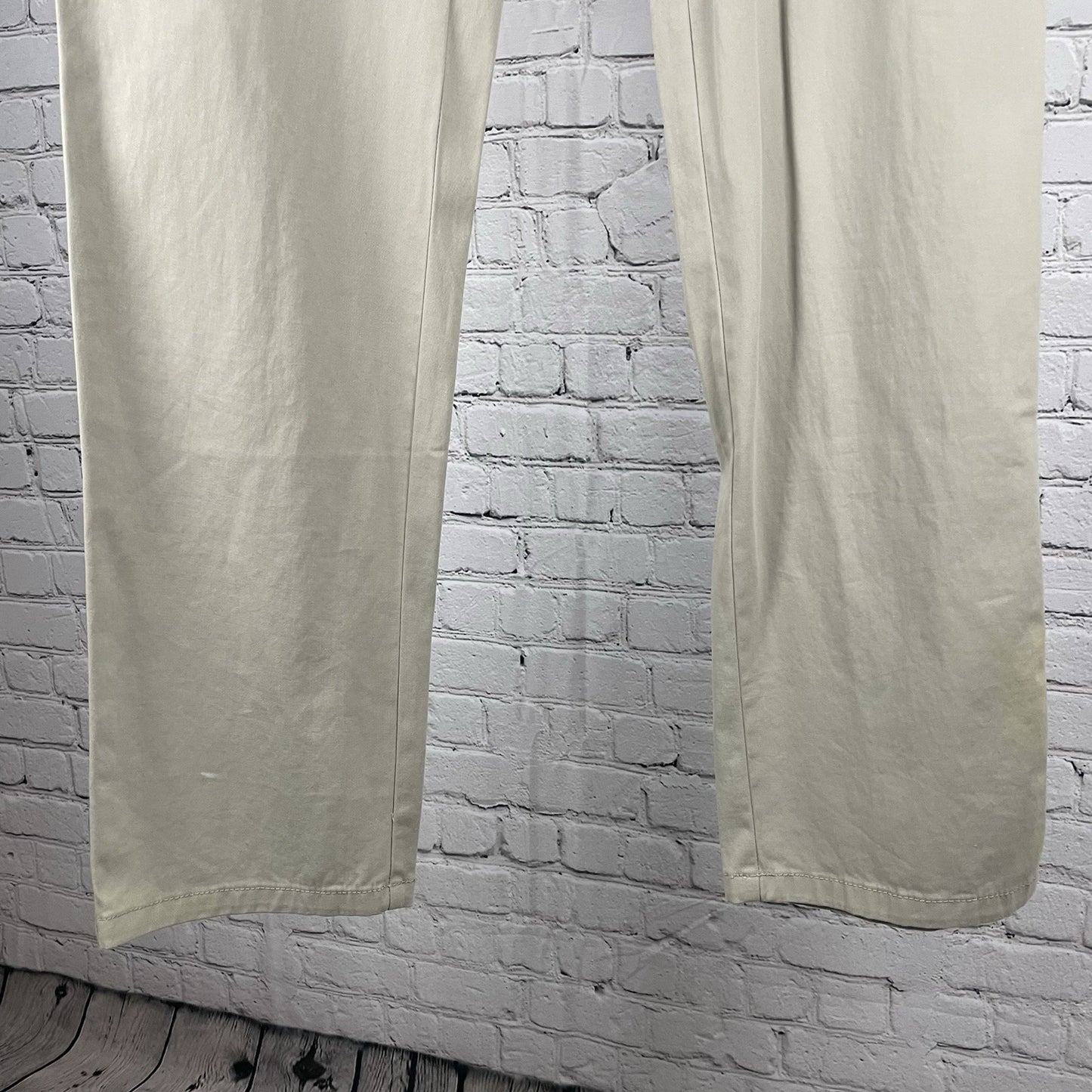 Ballin Beige Pima Cotton Modern Fit Perma Color Chino Pants Size 36 (37x36)