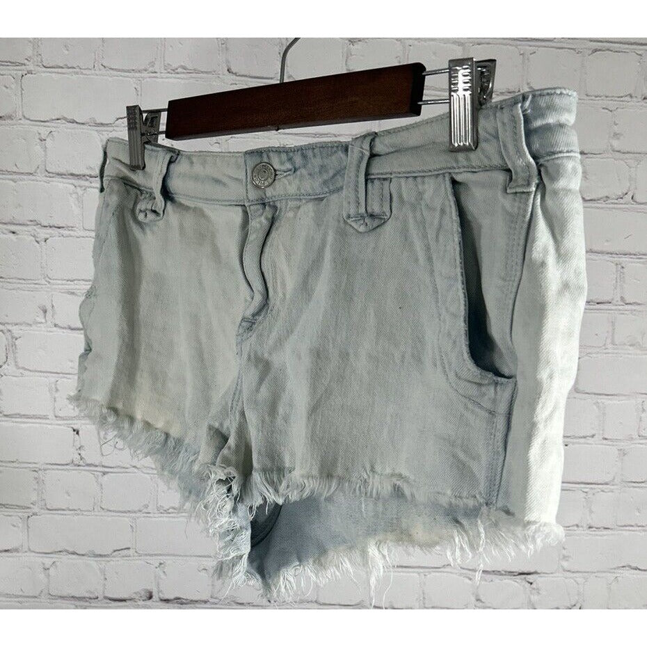 Pilcro Bleach Wash Distressed Frayed Women’s Hot Pants Shorts Sz 29 (33 x 1.5)