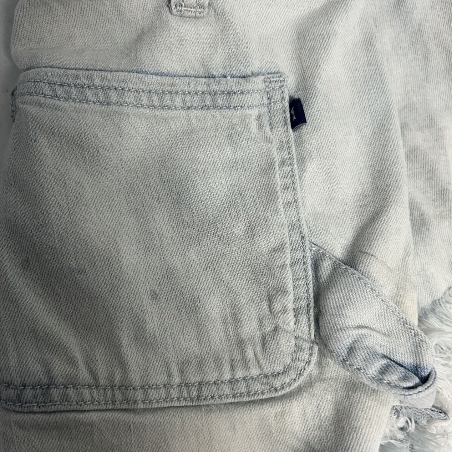 Pilcro Bleach Wash Distressed Frayed Women’s Hot Pants Shorts Sz 29 (33 x 1.5)