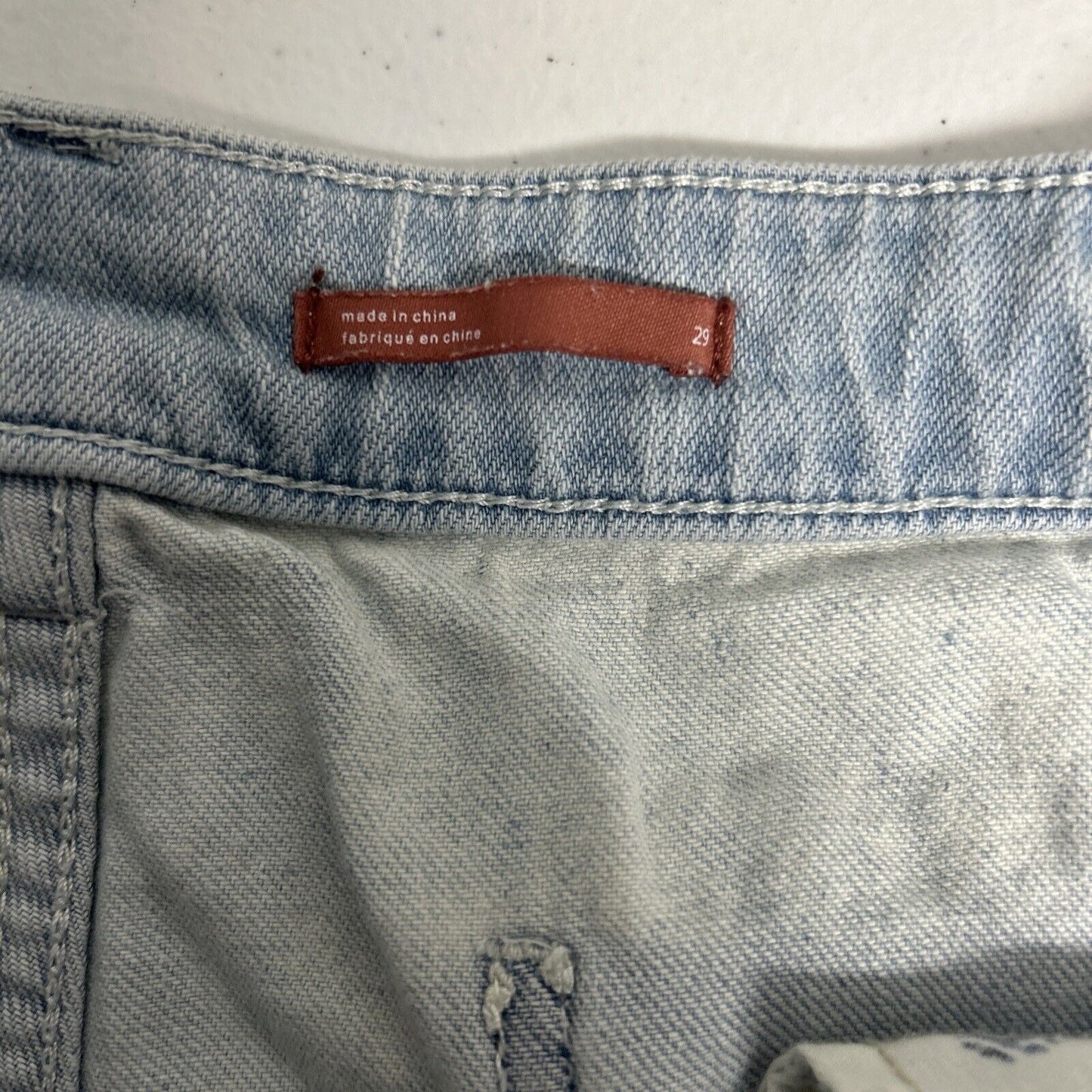 Pilcro Bleach Wash Distressed Frayed Women’s Hot Pants Shorts Sz 29 (33 x 1.5)
