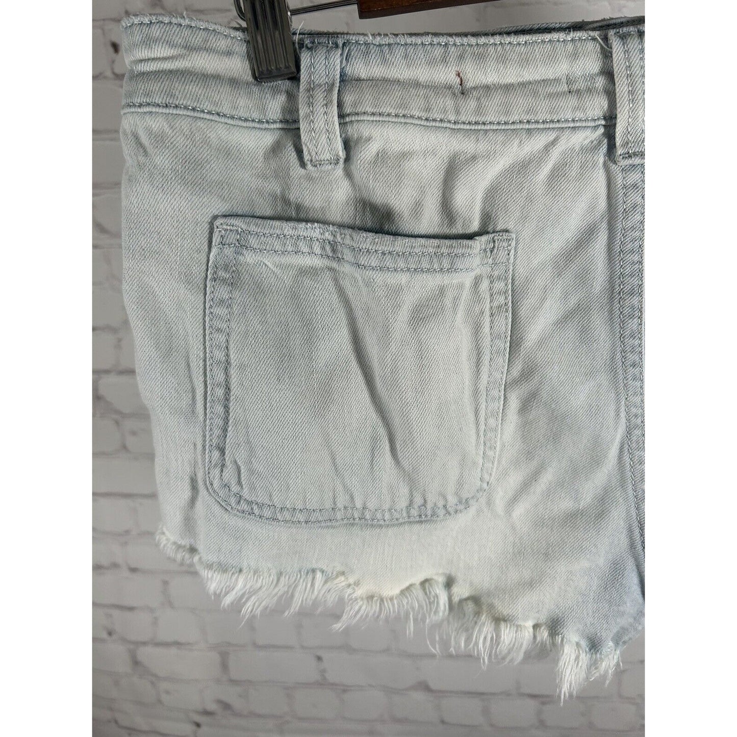 Pilcro Bleach Wash Distressed Frayed Women’s Hot Pants Shorts Sz 29 (33 x 1.5)