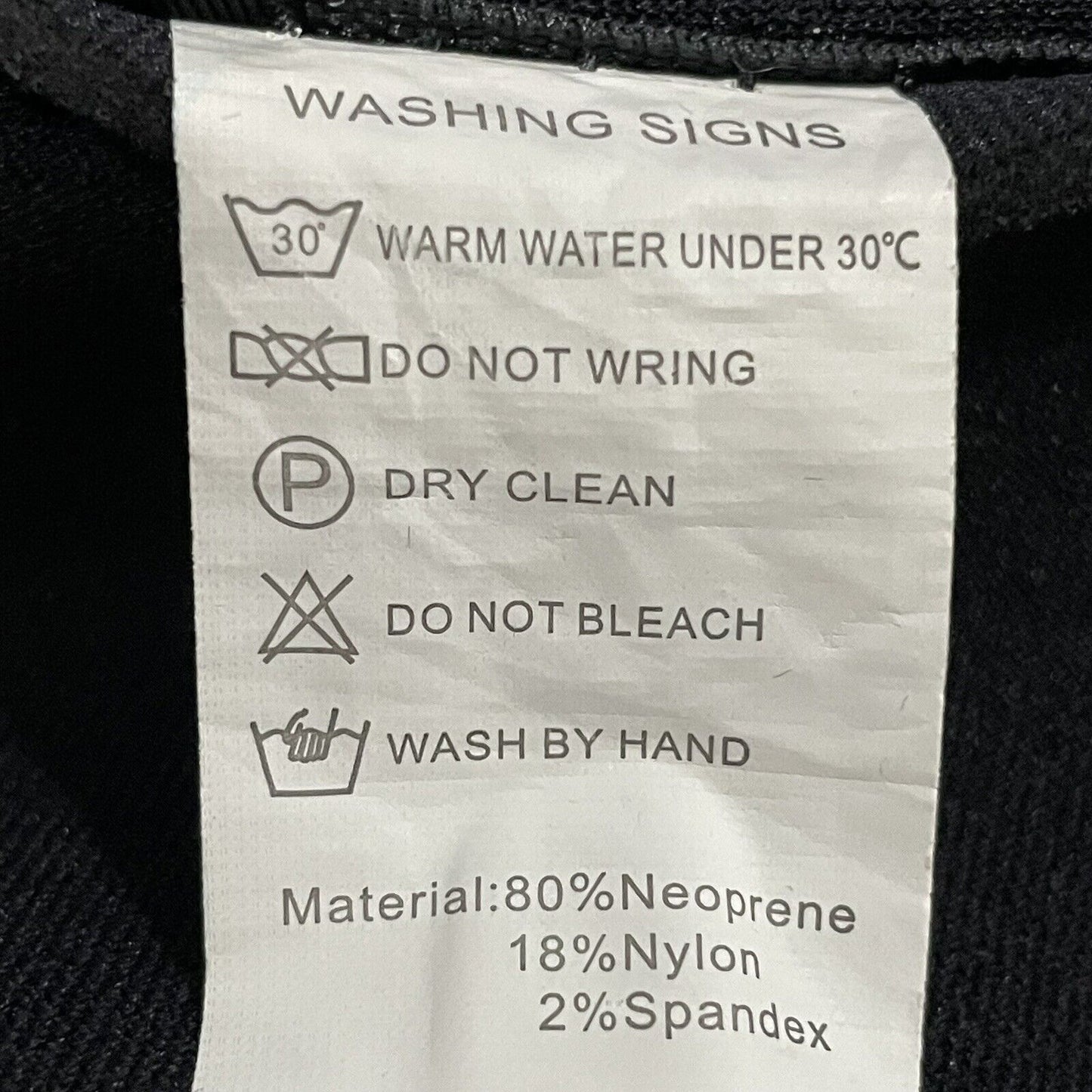 Lemorecn Black Blue Neoprene 3:2 MM Swim Wetsuit Zipped Stretch Kids Size 8