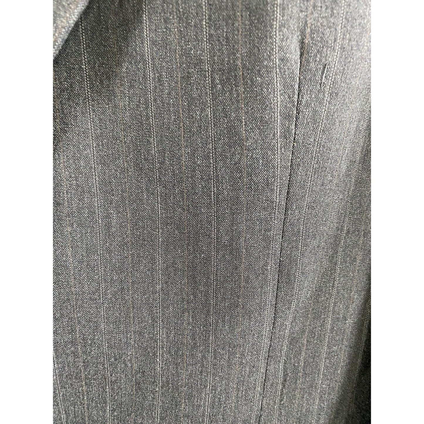 VTG Hunter Haig Dark Gray Striped Two Button Blazer Jacket Sport Coat Men’s 46R