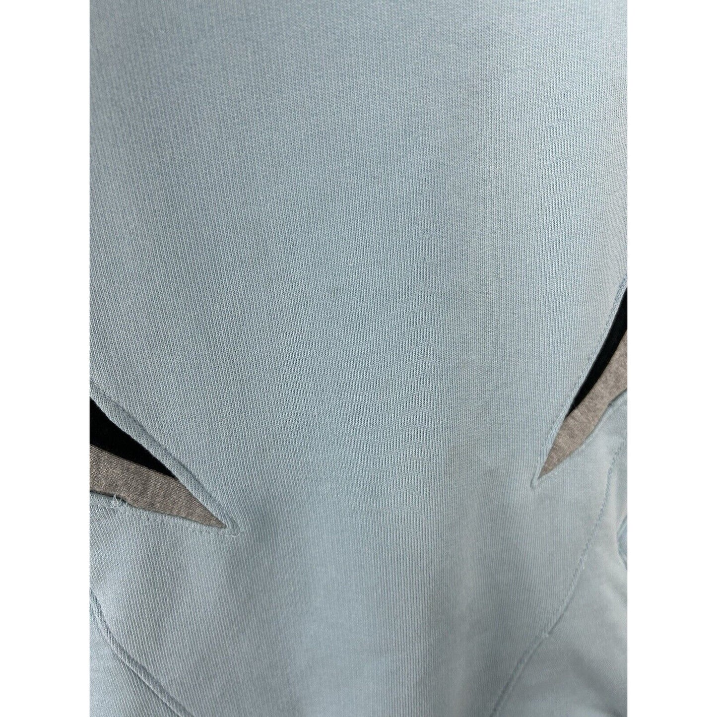 Hypland Blue Black Pullover Colorblock Sweatshirt Pockets Men’s L