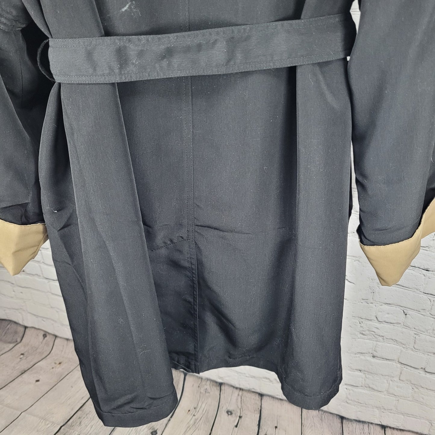 Misty Harbor Black Buttoned Removable Body Warmer Liner Hooded Jacket Size 3X