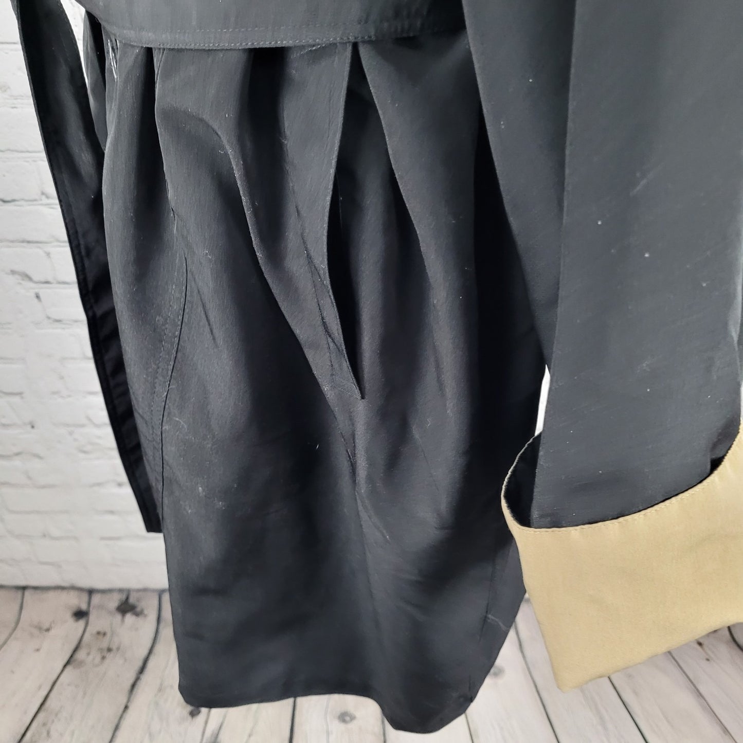 Misty Harbor Black Buttoned Removable Body Warmer Liner Hooded Jacket Size 3X