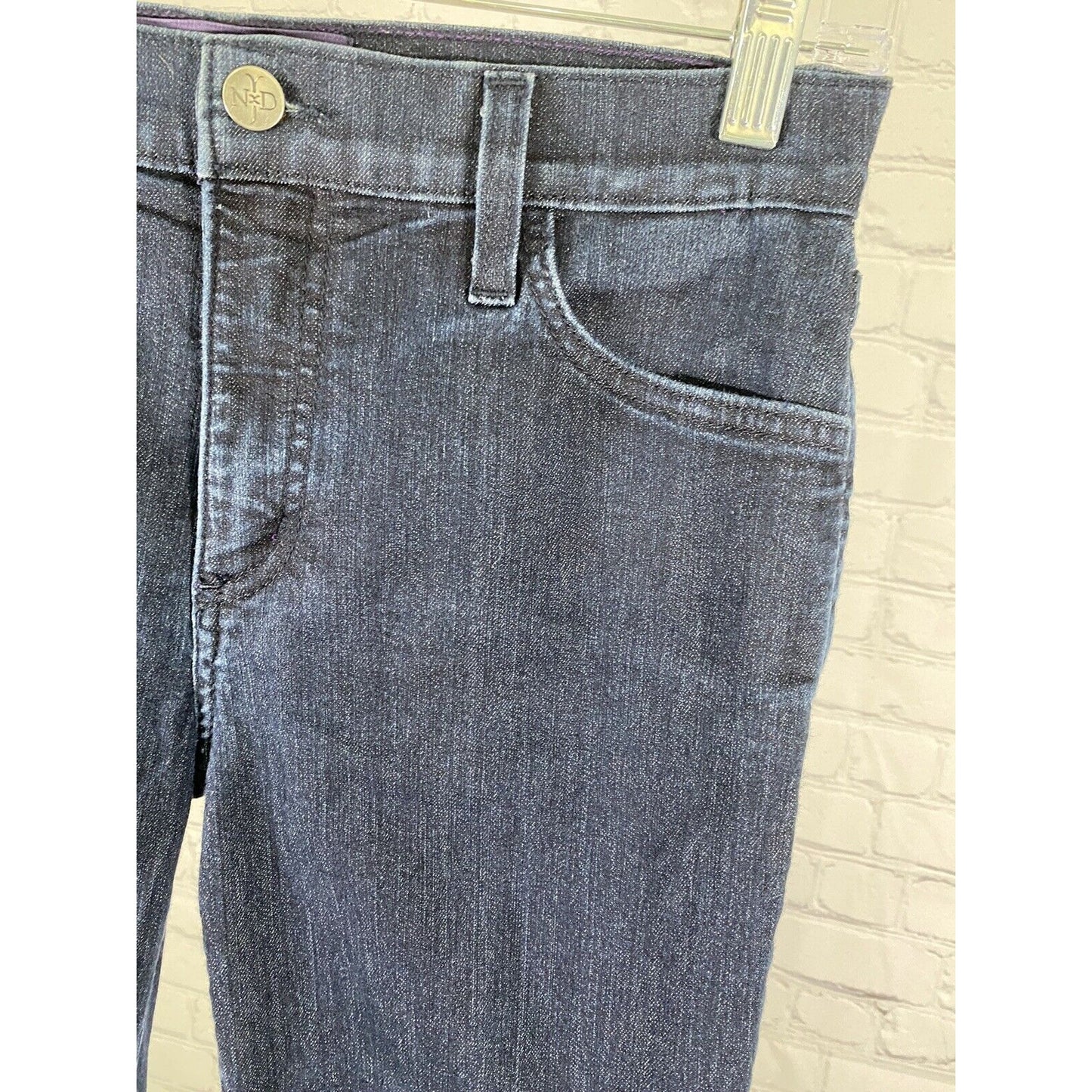NYDJ Not Your Daughters Jeans Dark Wash Mid Rise Straight Leg Jeans (29 x 32)