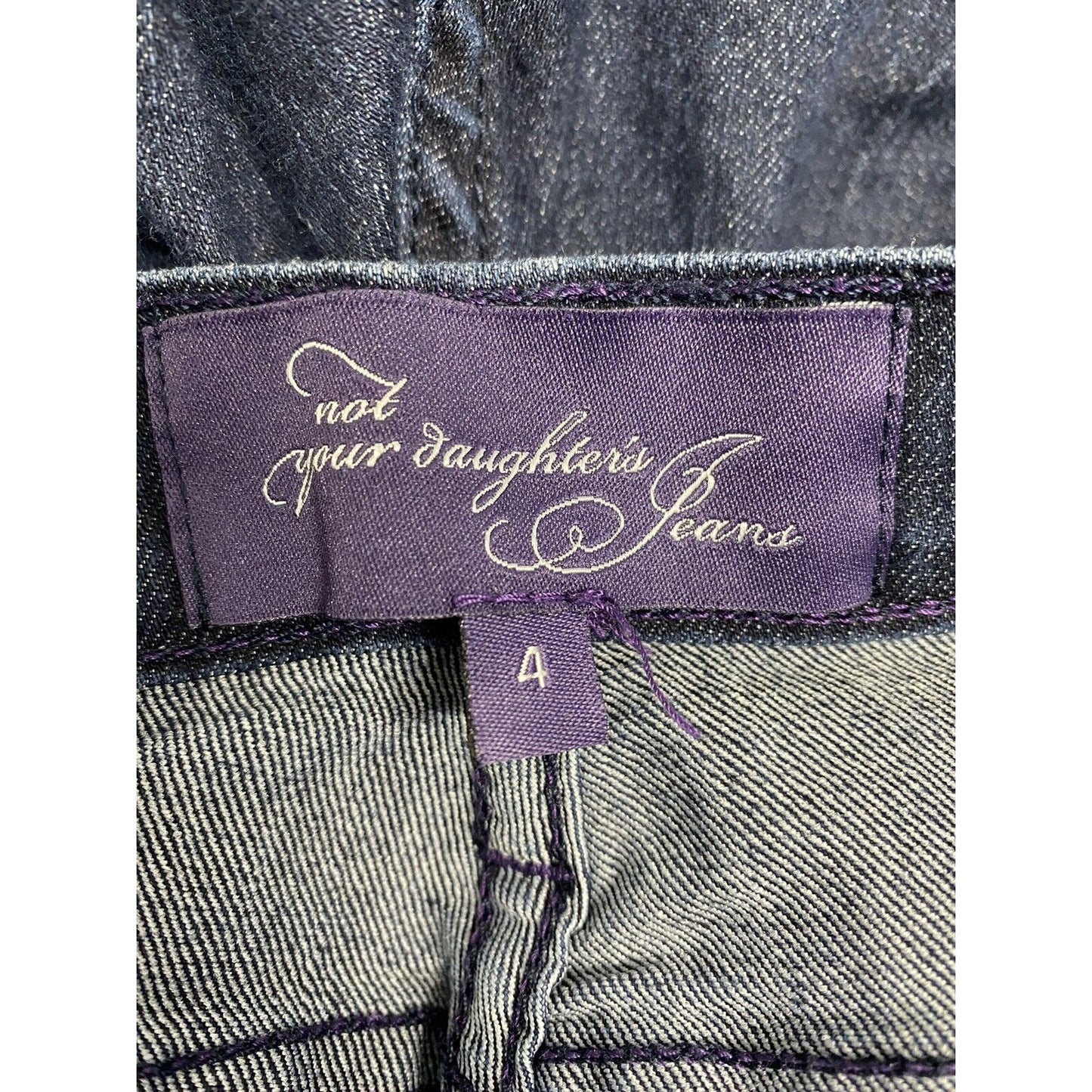 NYDJ Not Your Daughters Jeans Dark Wash Mid Rise Straight Leg Jeans (29 x 32)