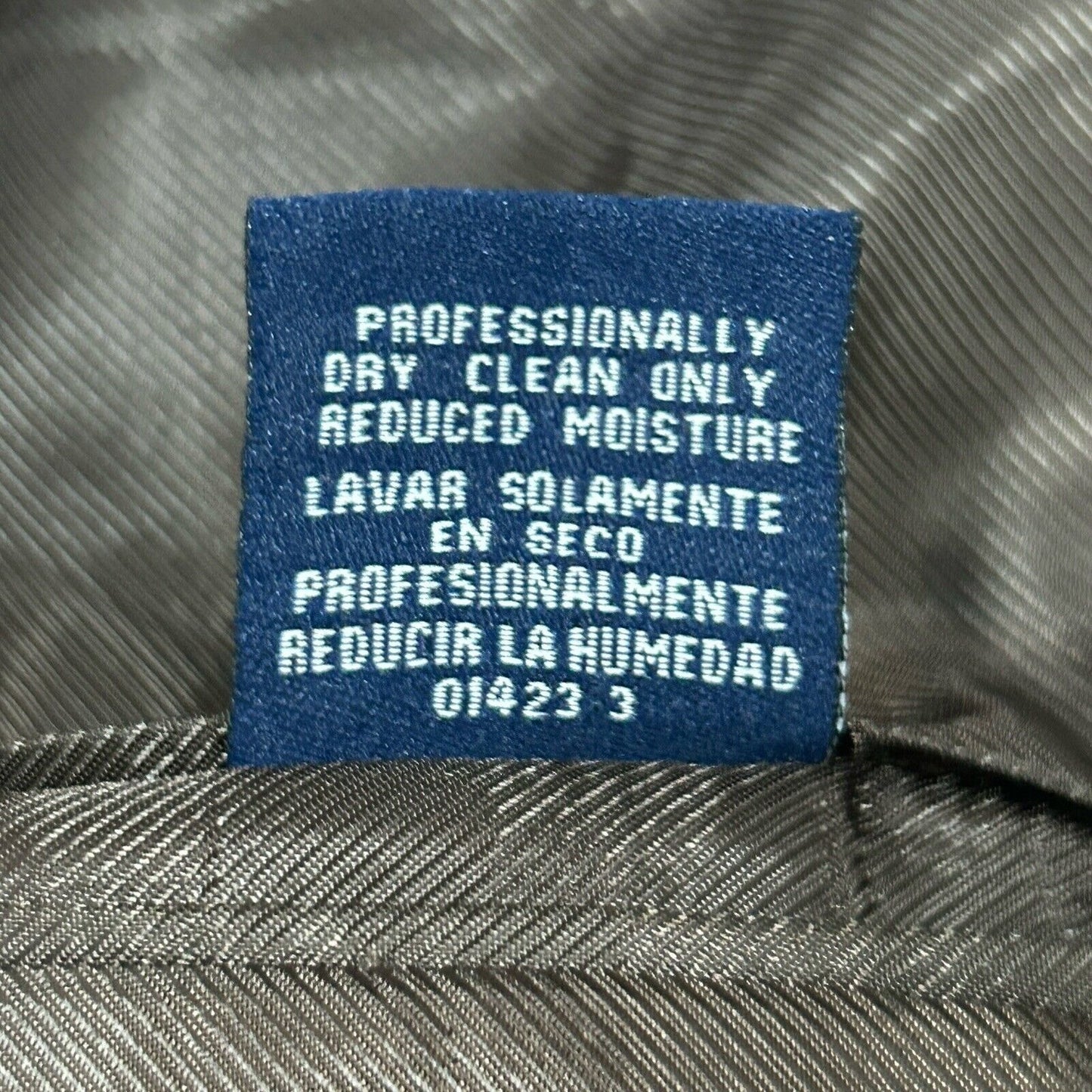 Stafford Signature Brown Cotton 2 Button Double Vented Sport Coat Men’s Size 42