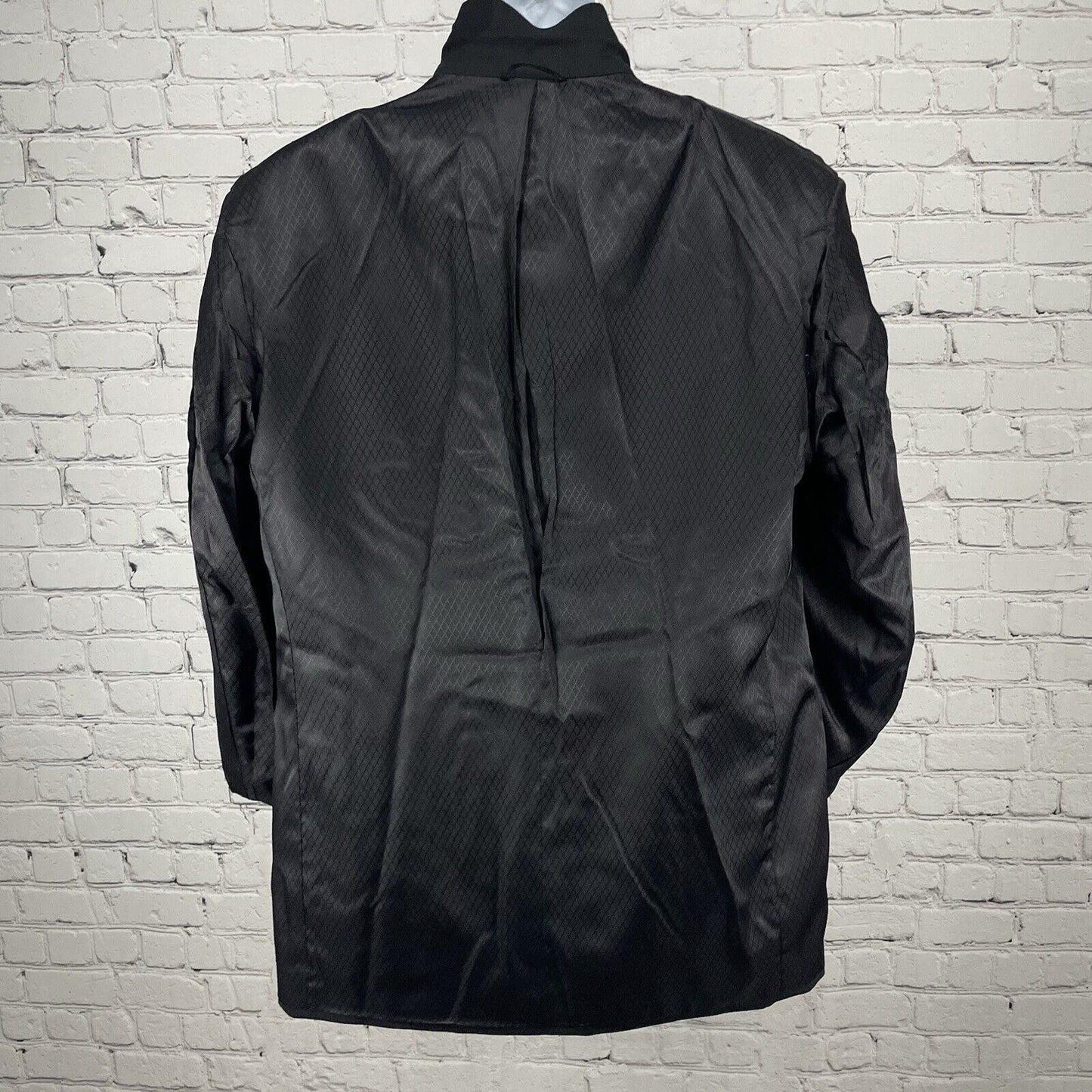 Fioravanti Black Soft Suit Blazer Jacket 3 Button Lined Made In USA Size 44