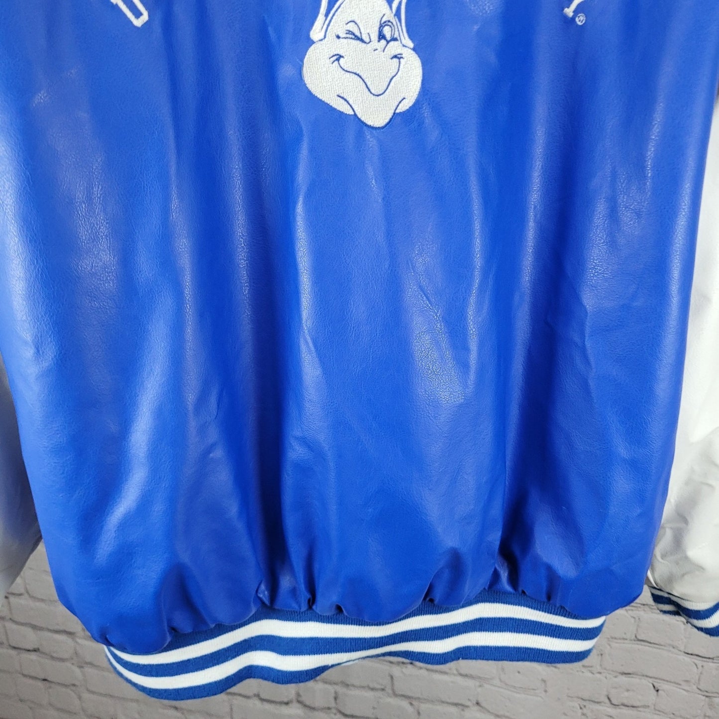 SLU Saint Louis University Light Weight Letterman Varsity Snap Jacket Size XL