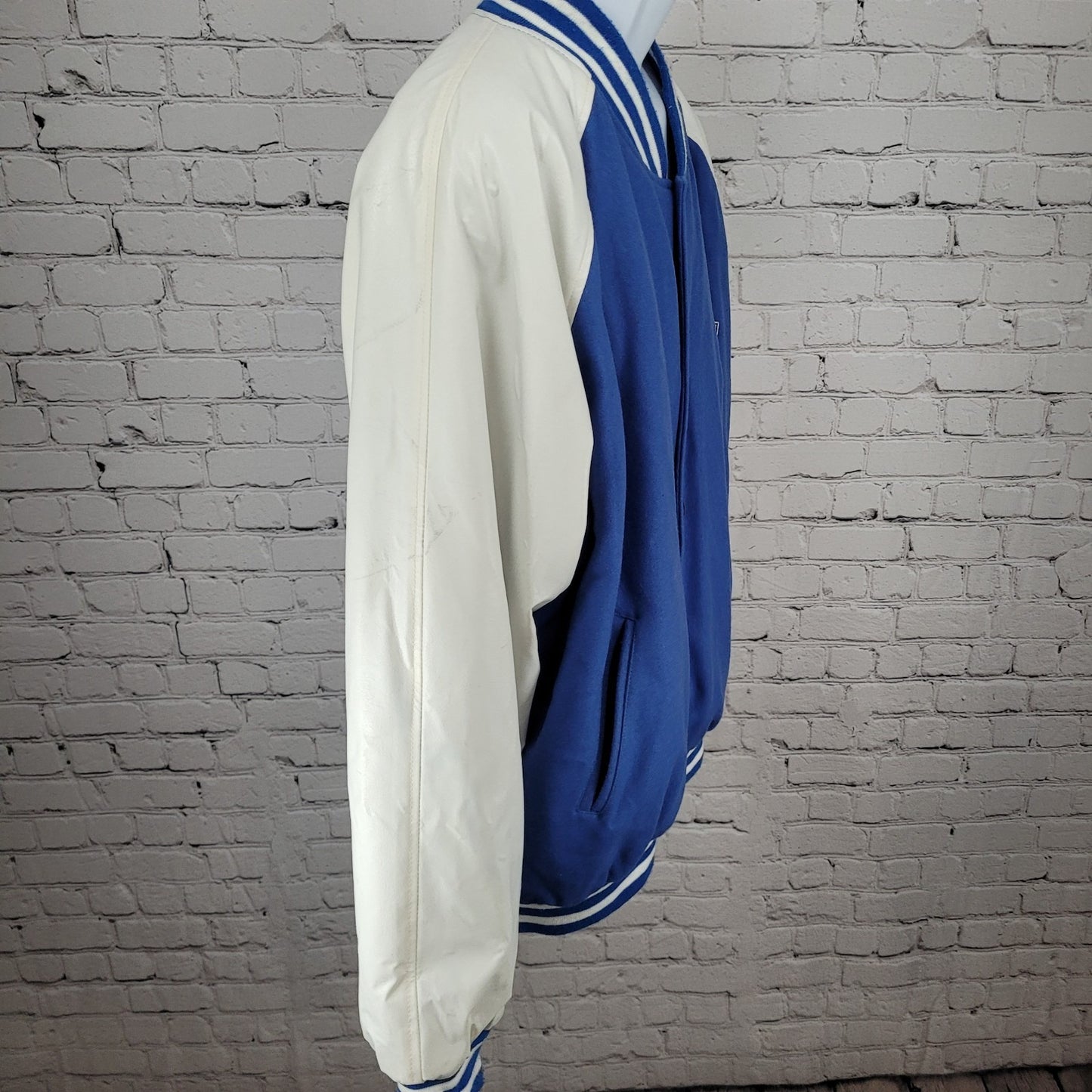 SLU Saint Louis University Light Weight Letterman Varsity Snap Jacket Size XL