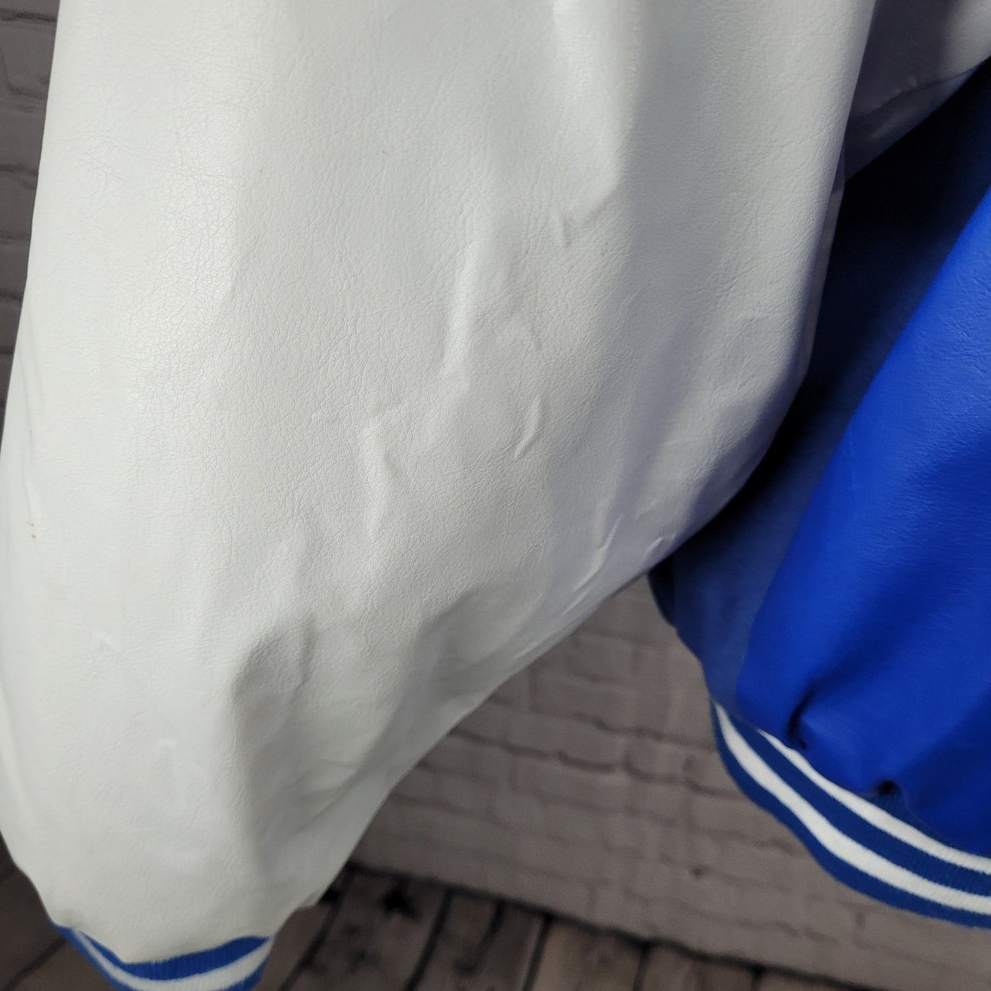 SLU Saint Louis University Light Weight Letterman Varsity Snap Jacket Size XL