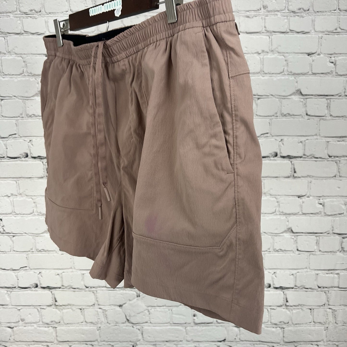 Lululemon Purple Maeve Elastic Waist Drawstring Casual Shorts Pockets Women XXL