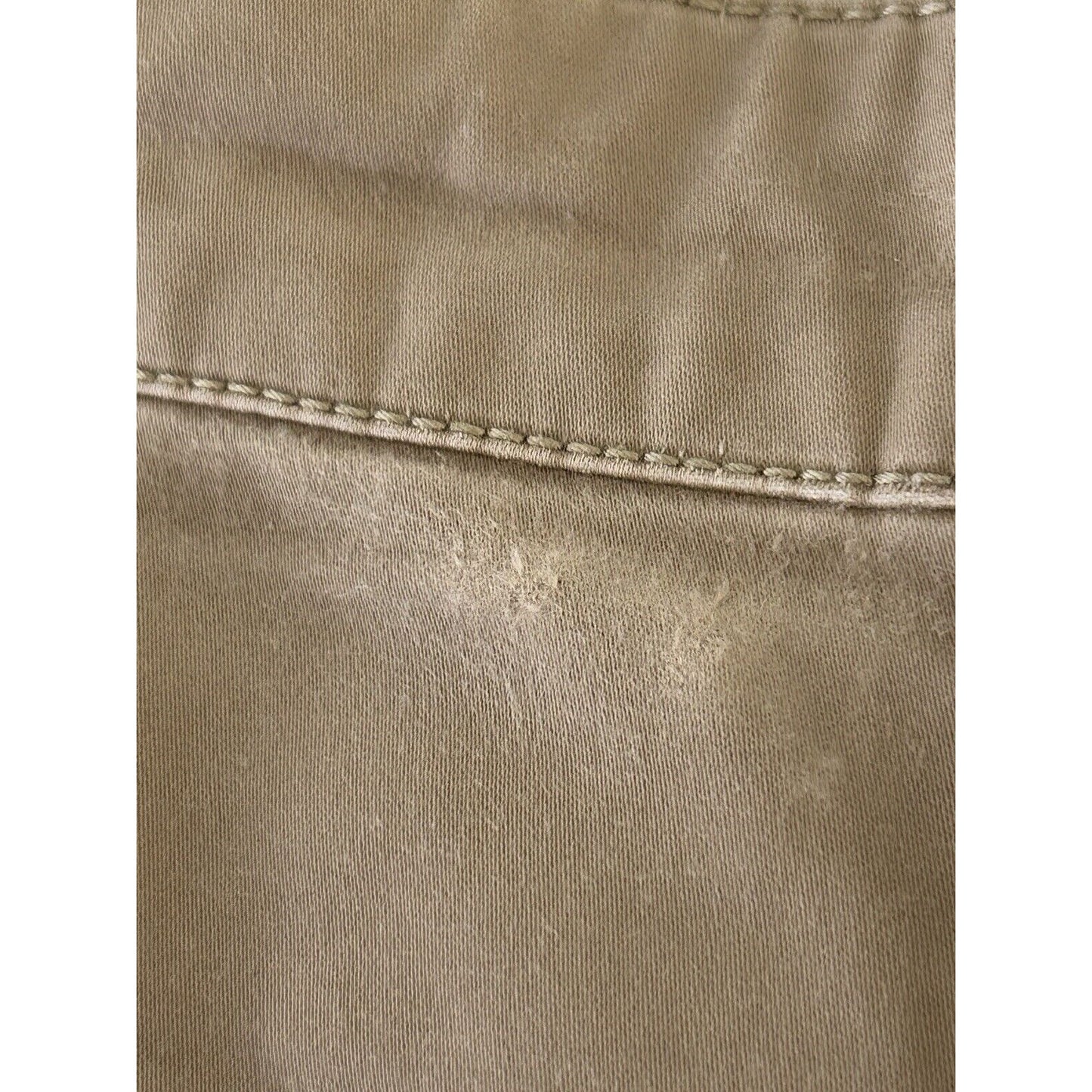 Peter Millar Beige Khaki Light Wash Straight Leg Mens Zip Up Pants Size (38X30)