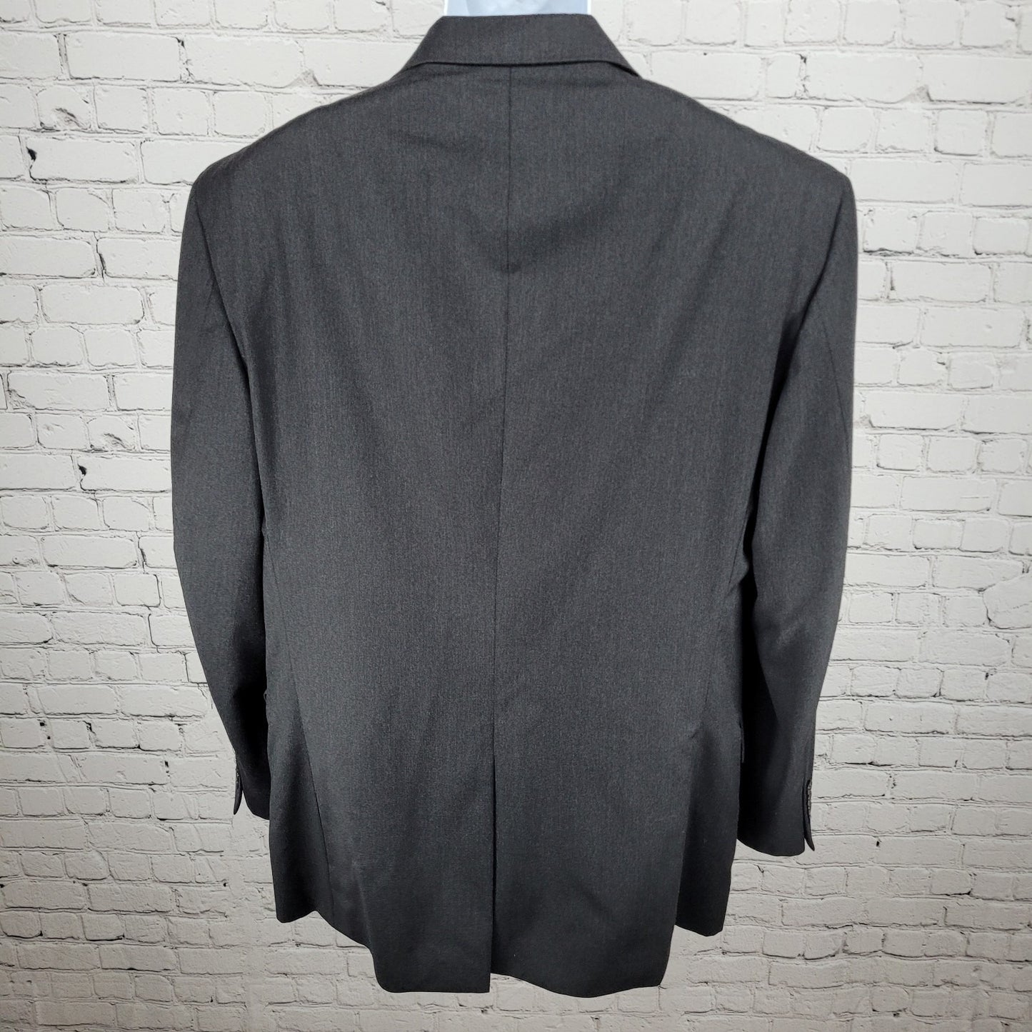Jos A Bank Signature Collection Grey Wool Gordon 2 Button Blazer Sport Coat 46L