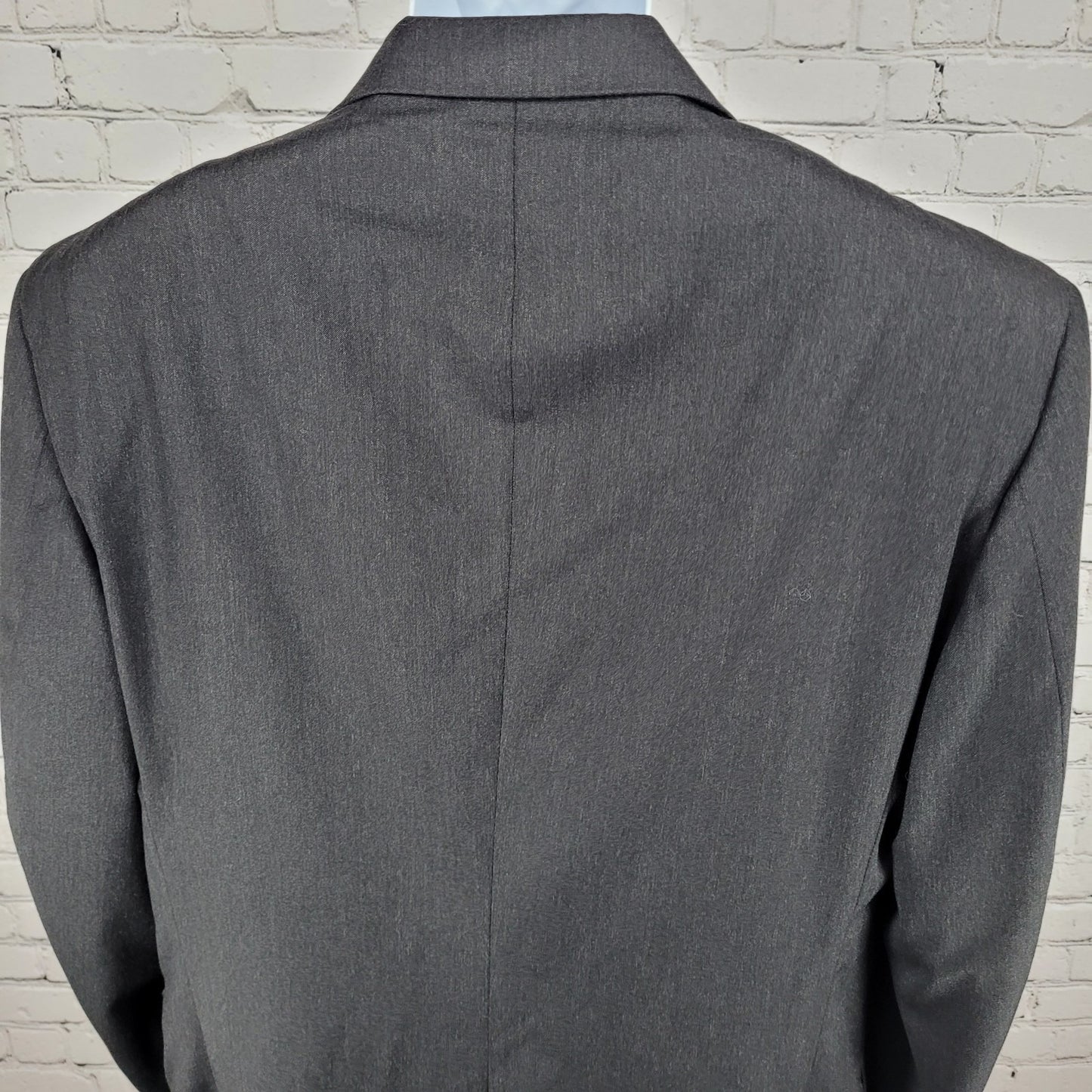 Jos A Bank Signature Collection Grey Wool Gordon 2 Button Blazer Sport Coat 46L