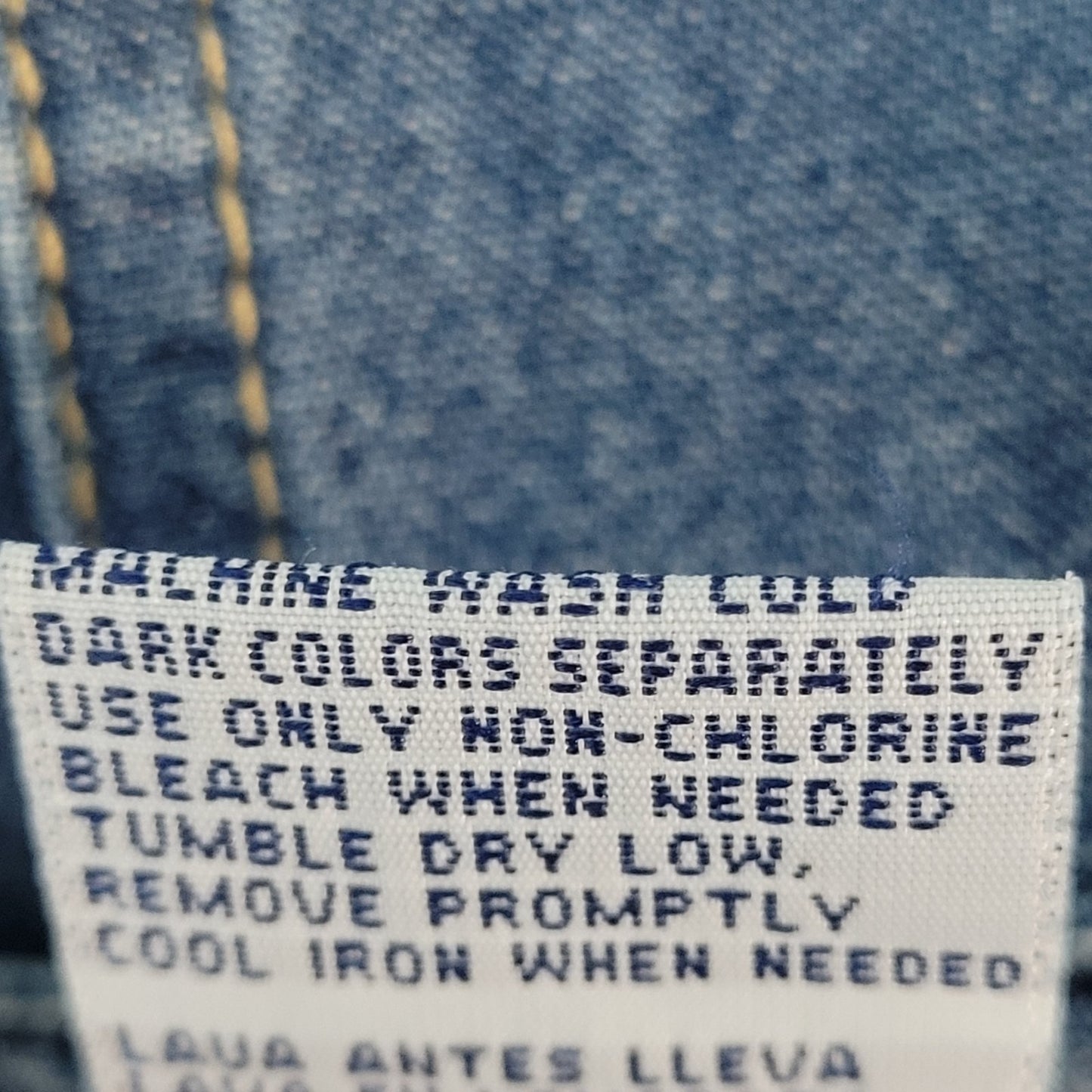 VTG True Blue 100% Cotton Denim Buttoned Overall Unlined Maxi Dress Size 9/10