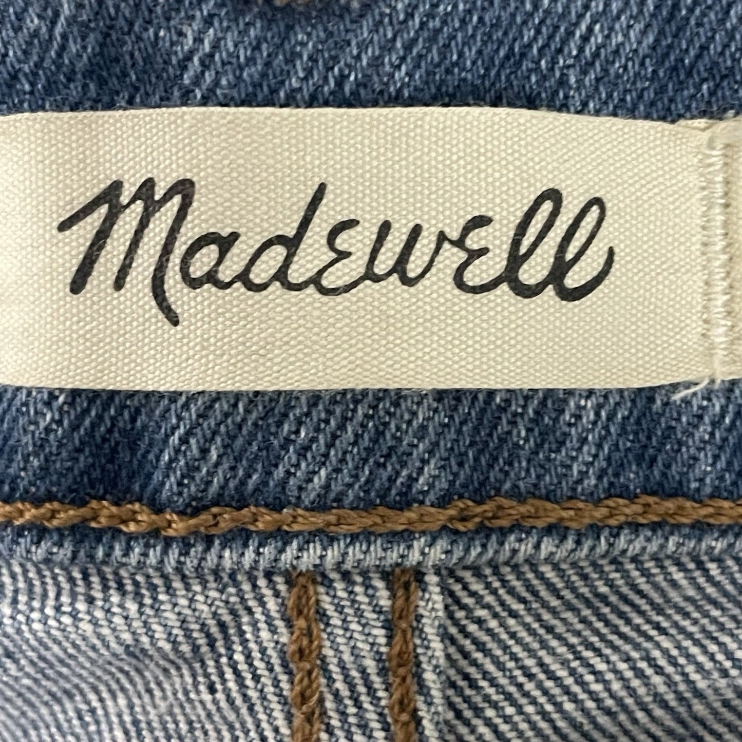 Madewell Blue Denim Low Rise Perfect Vintage Straight Jeans Size 24 (26x30)
