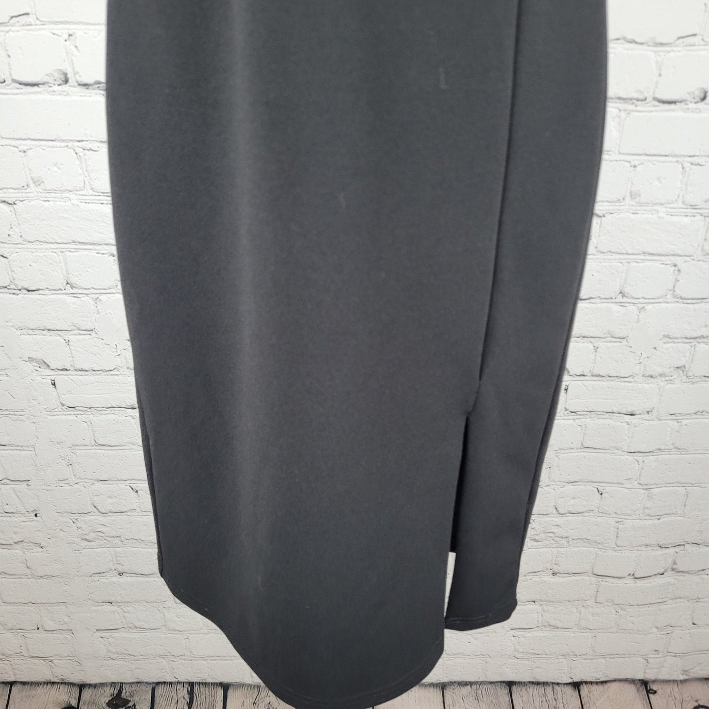 Lulus Black Sleeveless Empire Waist Lined Stretch Sheath Dress Size Small S